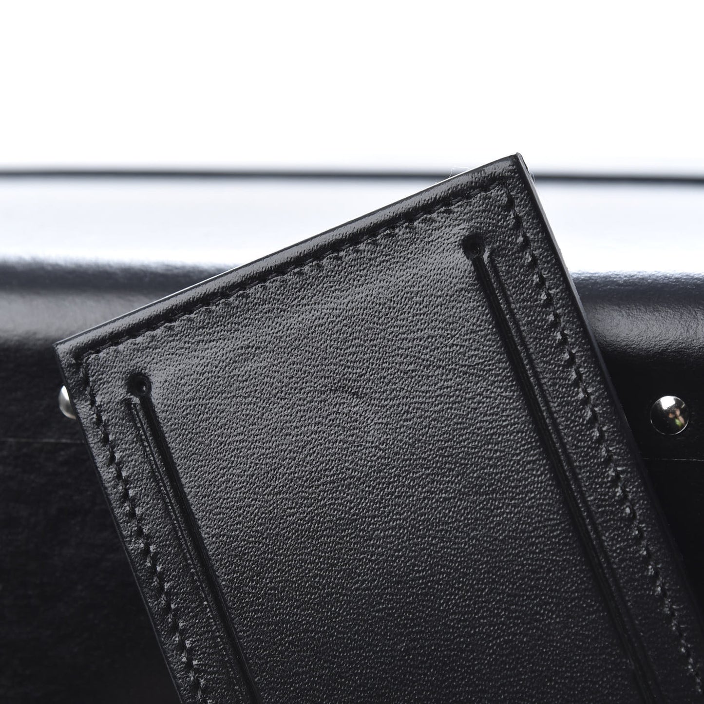 Calfskin Web Globe-Trotter Carry-On Black