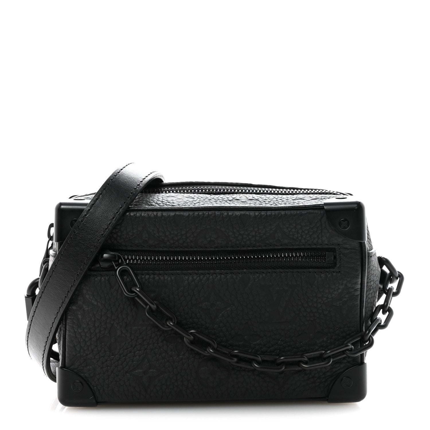 Louis Vuitton Taurillon Monogram Mini Soft Trunk Black 1818262 Louis Vuitton Taurillon Monogram Mini Soft Trunk Black 1818262