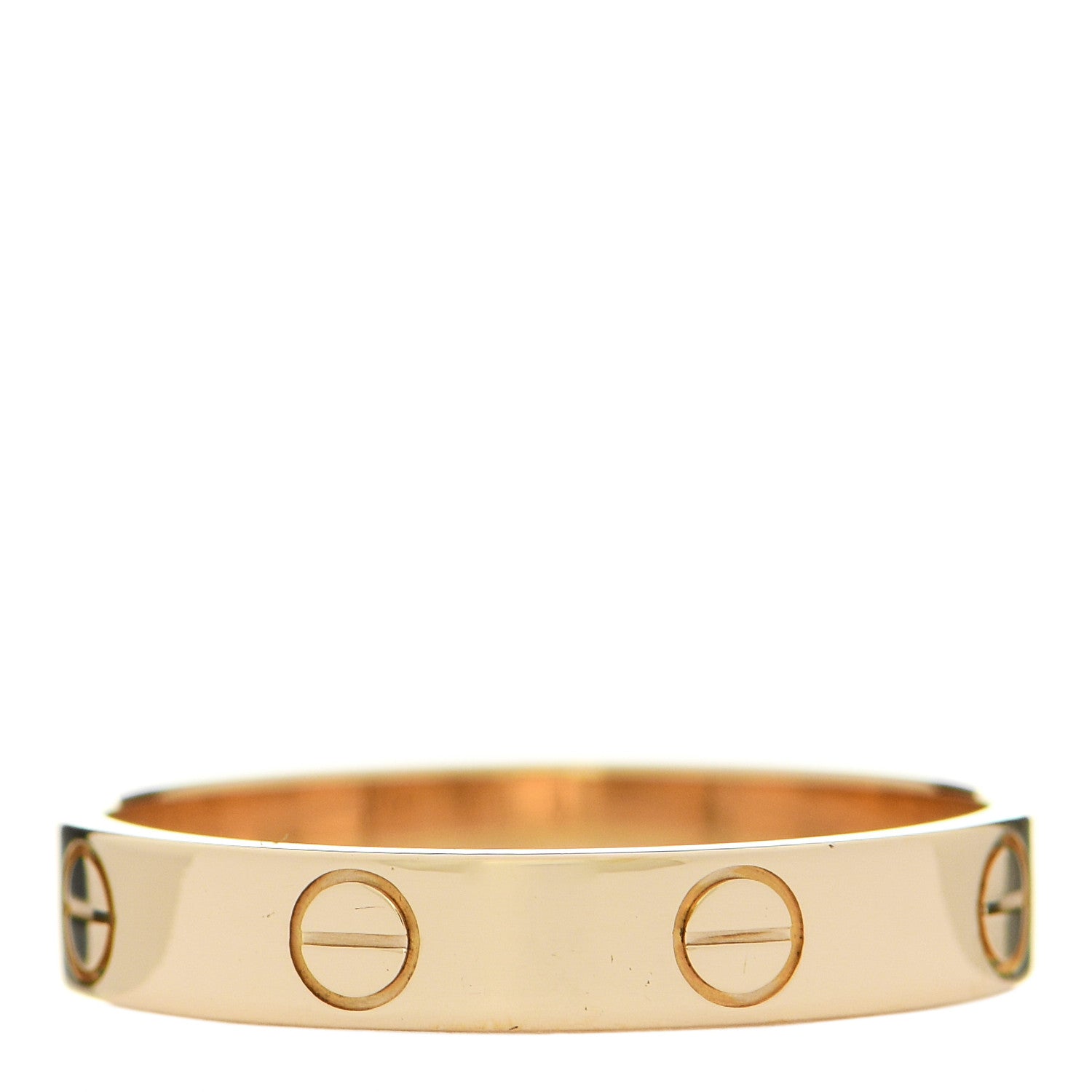 Cartier 18K Yellow Gold 3.5mm LOVE Wedding Band Ring 57 8 2 of 3