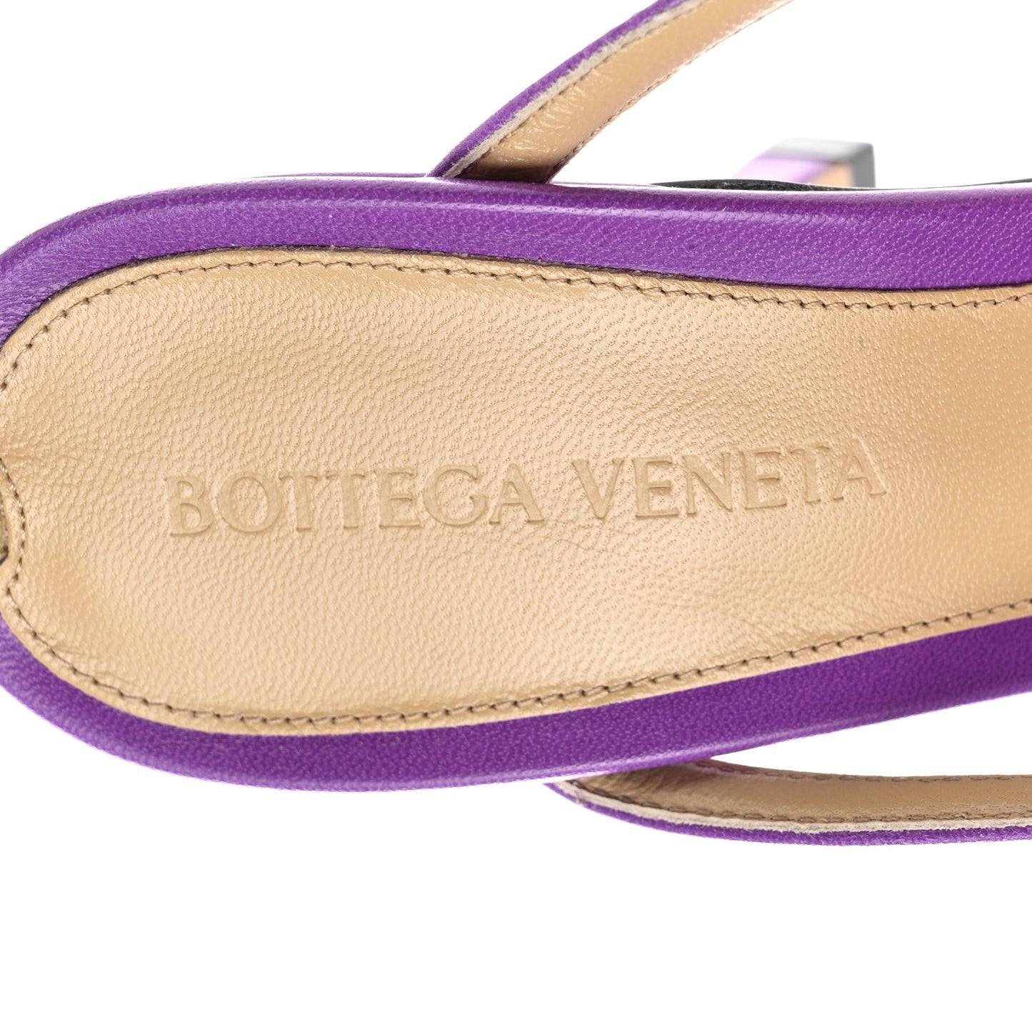 Lambskin Stretch Multi Strap 90mm Sandals 36.5 Amaranth
