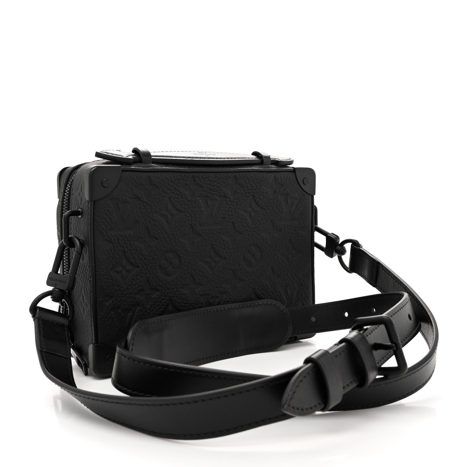 Louis Vuitton Taurillon Monogram Solar Ray Soft Trunk Black 3 of 10