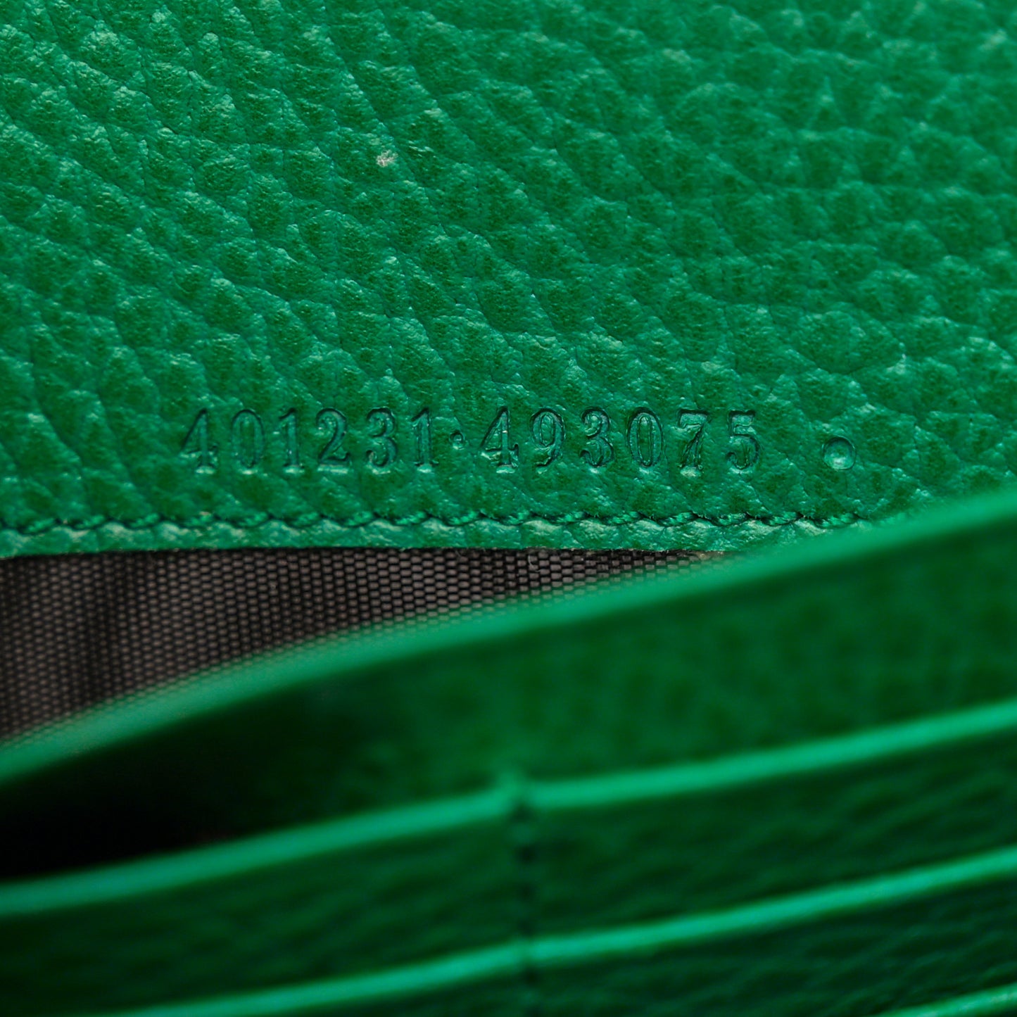 Calfskin Mini Dionysus Chain Wallet Emerald