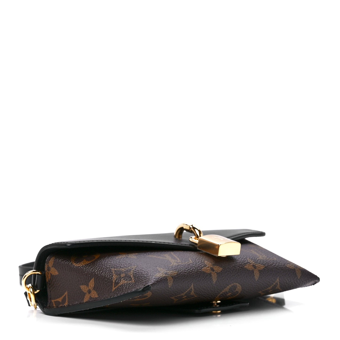 Monogram Padlock On Strap Black