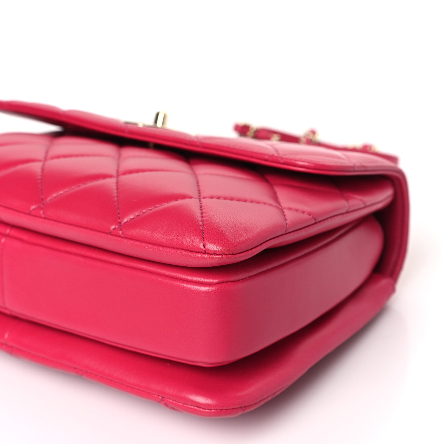 Chanel Lambskin Quilted Small Trendy CC Flap Dual Handle Bag Pink 9 of 9