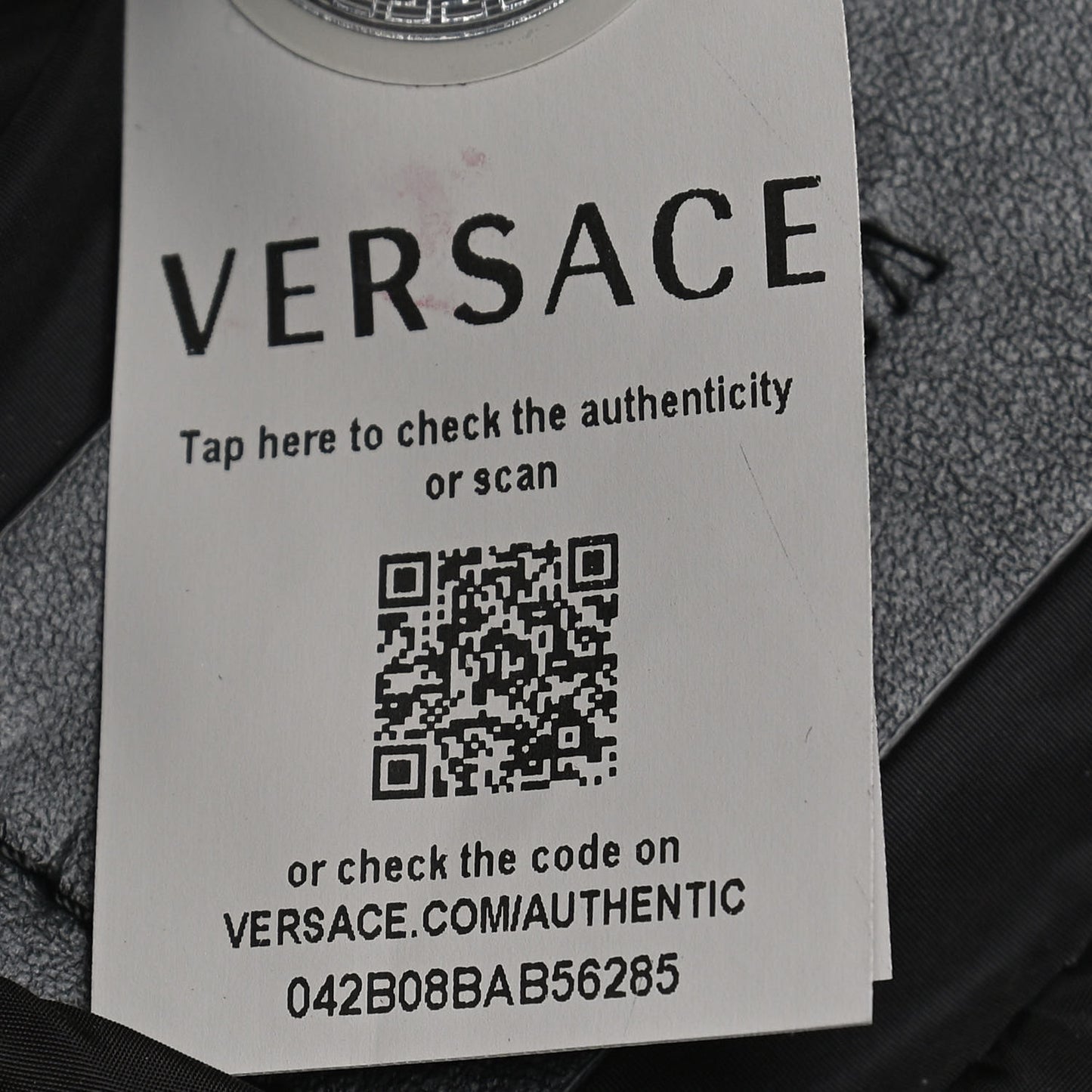 Nylon Baroque Print Small Crossbody Bag Black