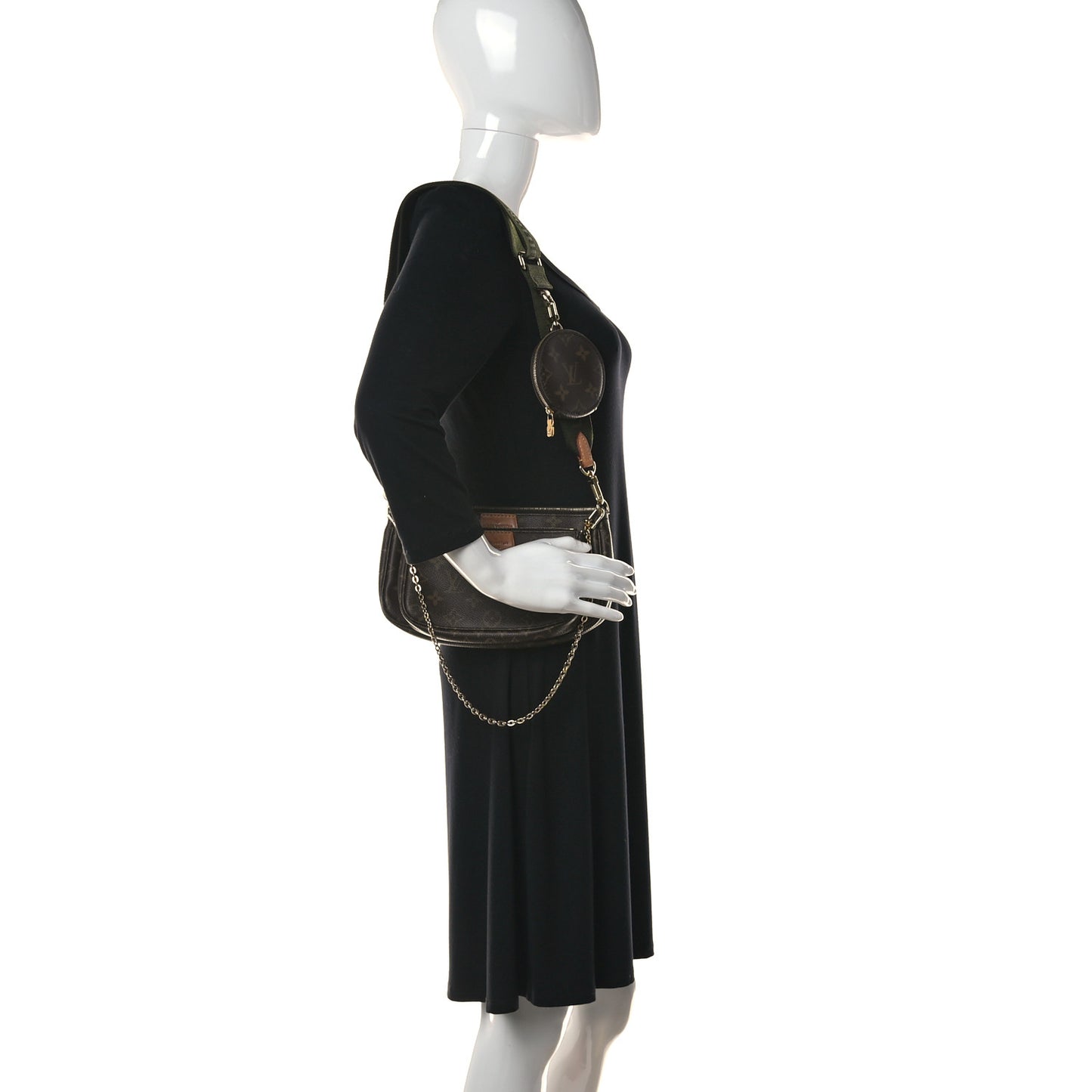 Monogram Multi Pochette Accessories Kaki