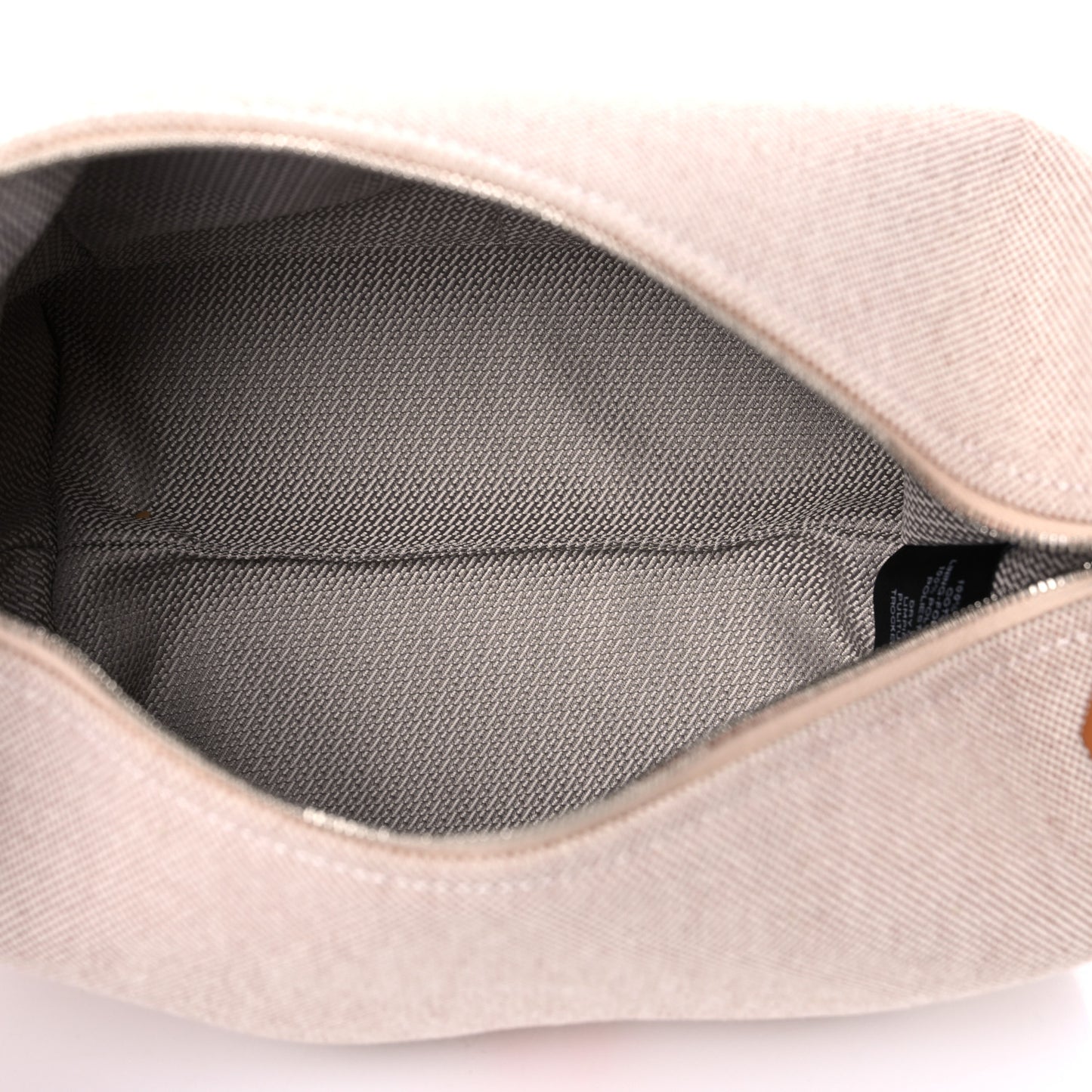 Canvas Small Bride-A-Brac Pouch Natural Orange