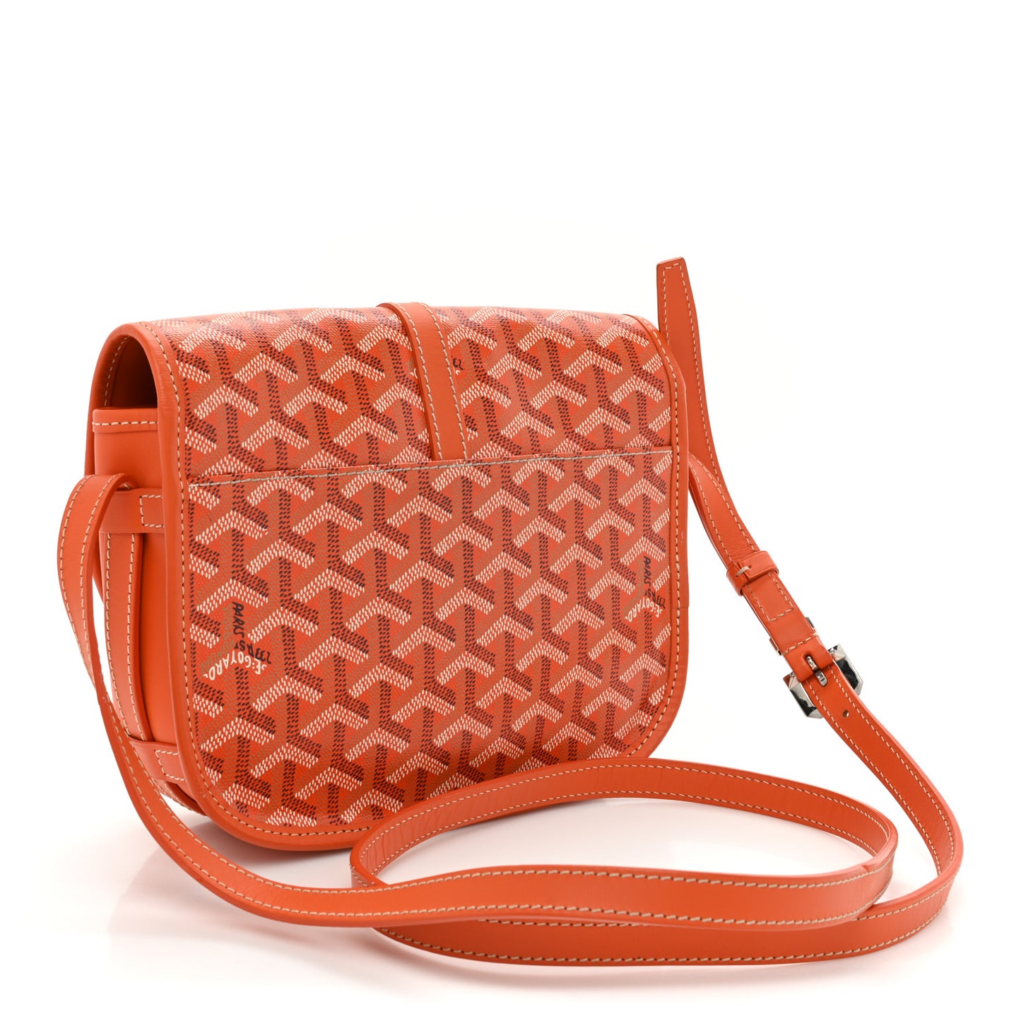 Goyardine Belvedere II PM Messenger Bag Orange