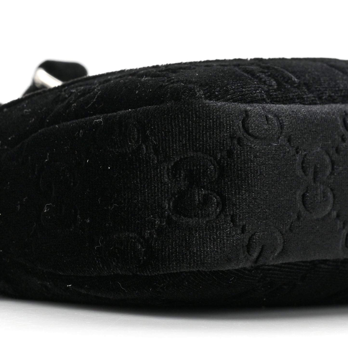 Velvet GG Monogram Small Jackie 1961 Hobo Black