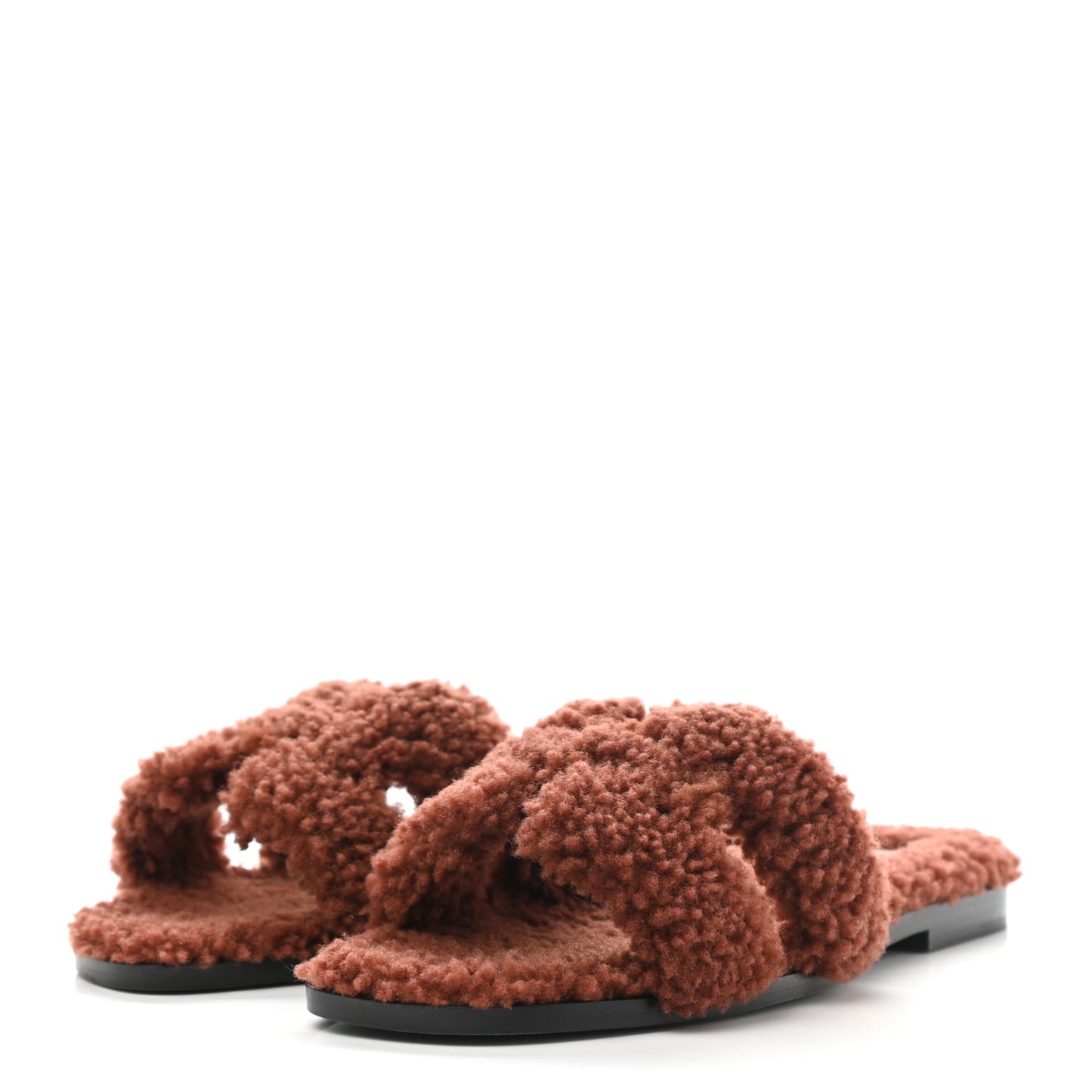 Woolskin Oran Sandals 36 Cognac