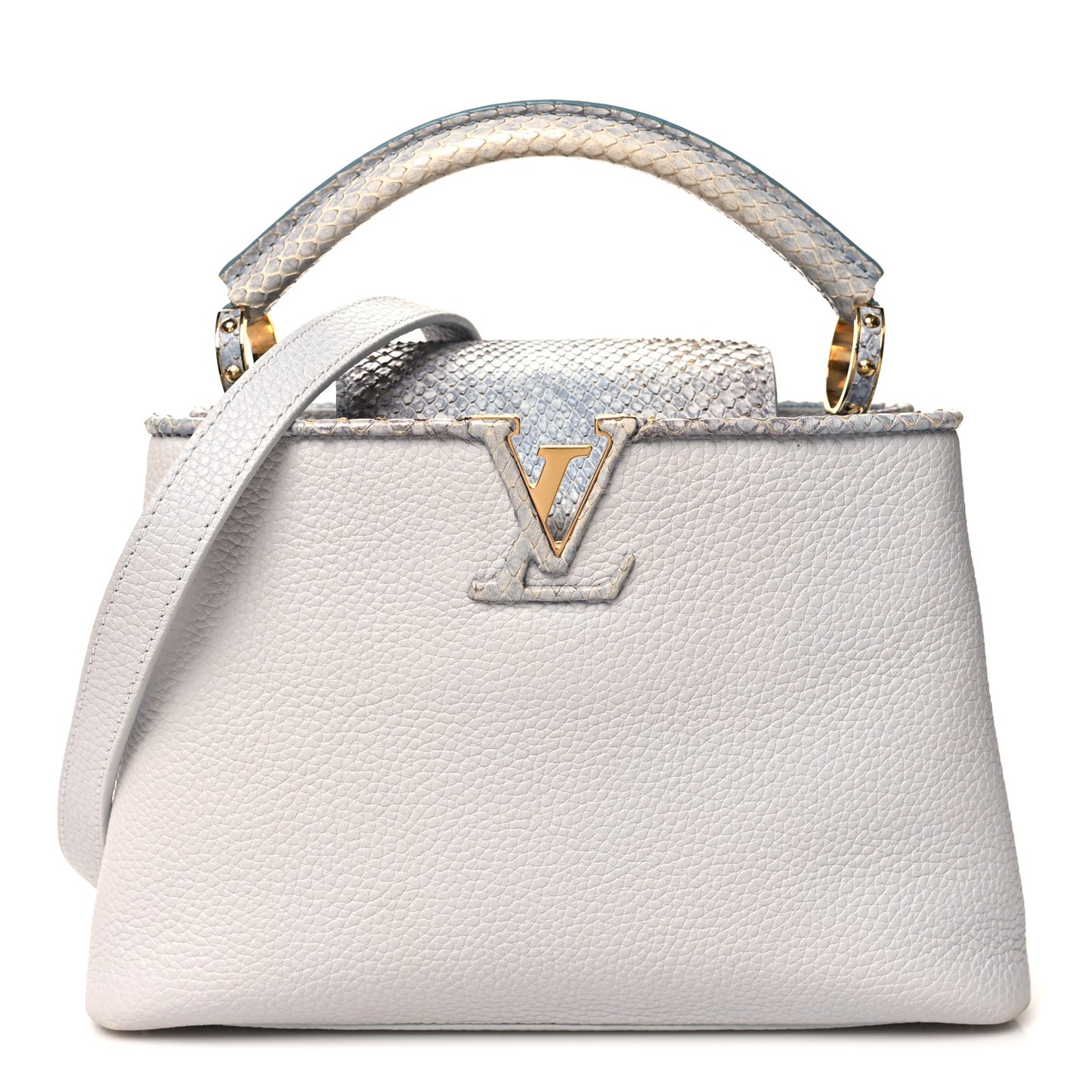 Taurillon Snakeskin Capucines BB
