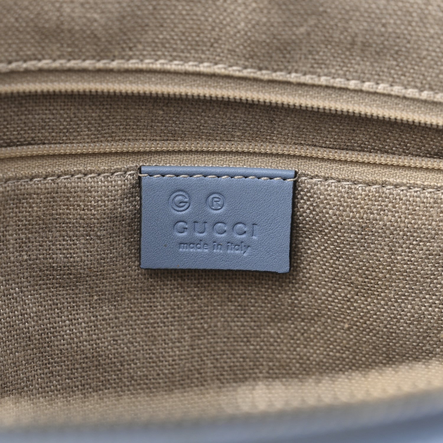 Gucci Soft Microguccissima Small Zippered Satchel Light Blue 6 of 17