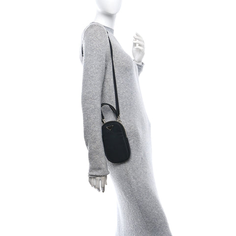 Tessuto Nylon Pocket Mini Bag Black