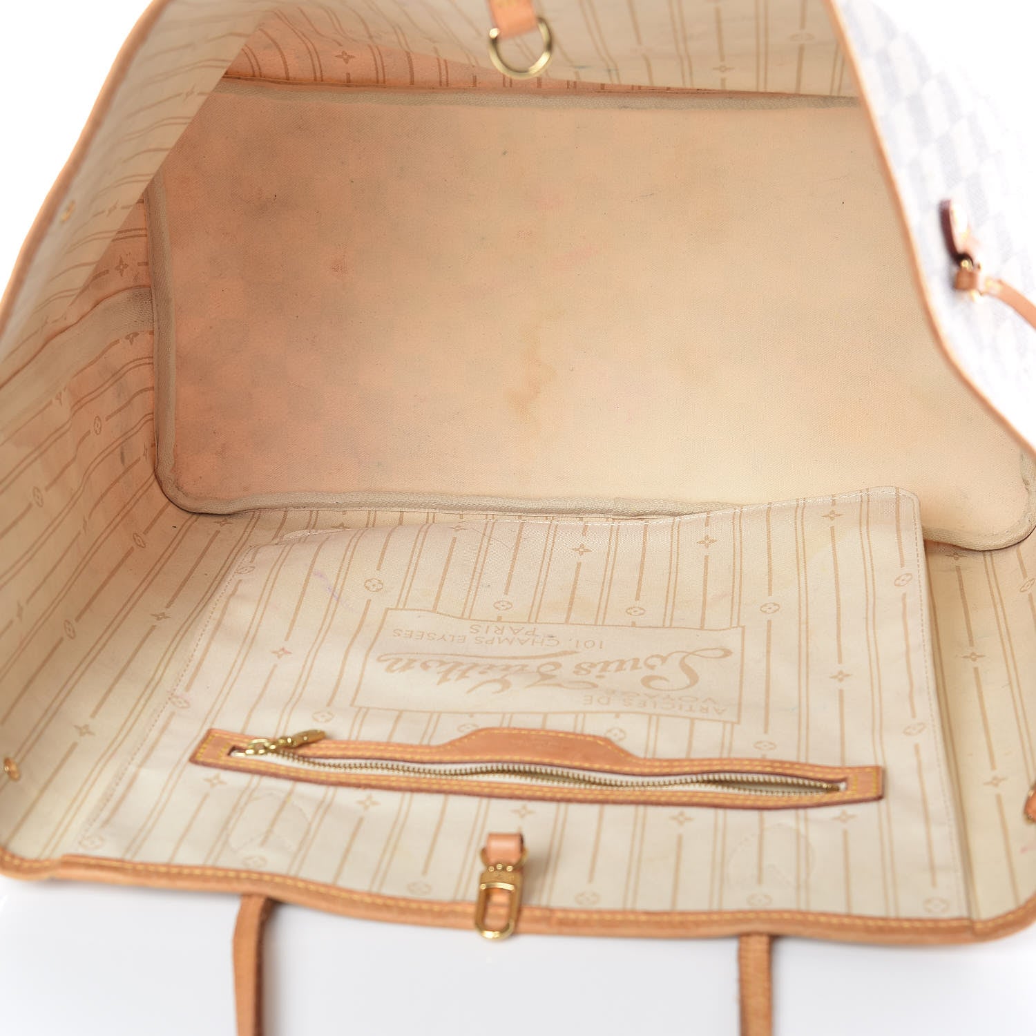 Louis Vuitton Damier Azur Neverfull GM 7 of 34