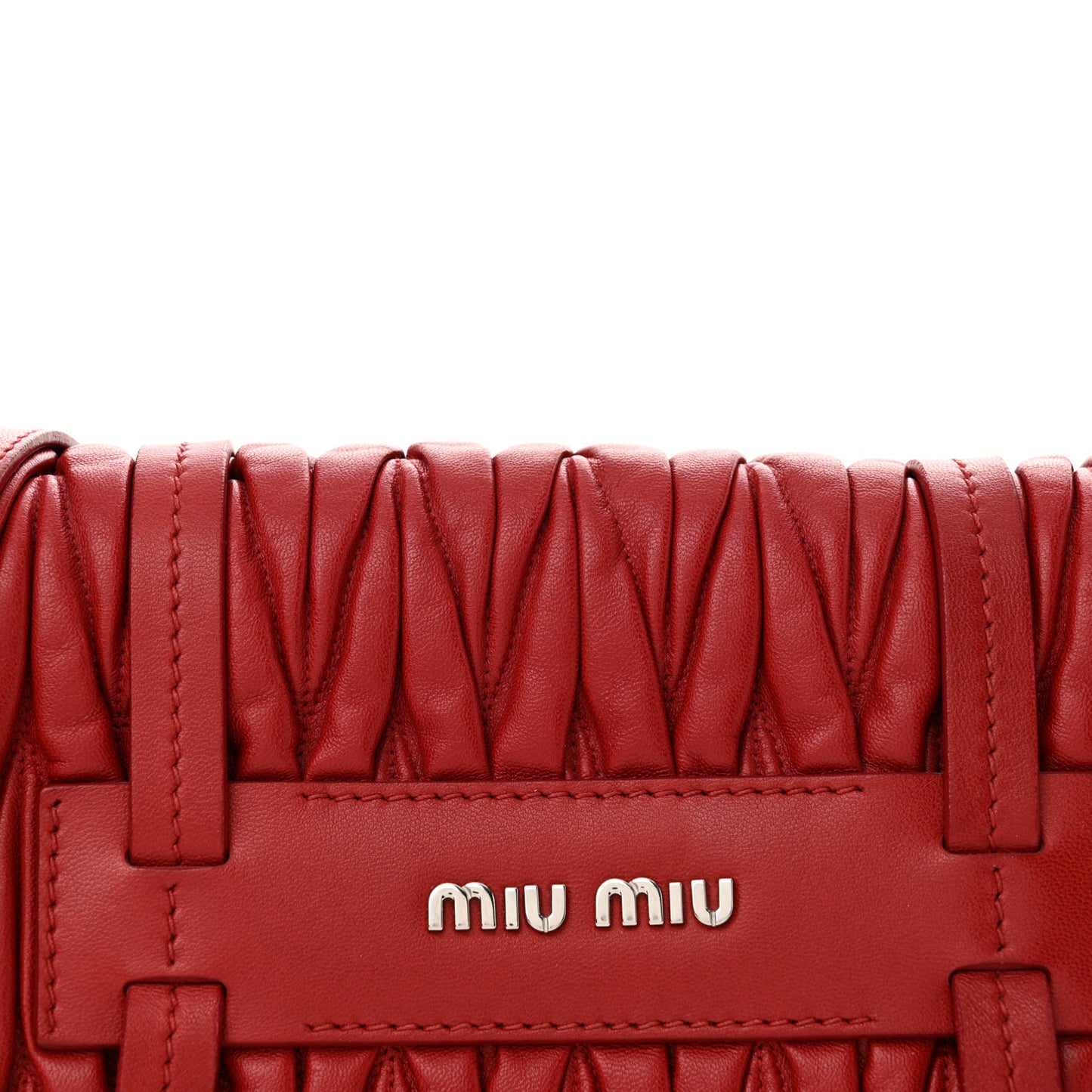Nappa Matelasse Messenger Fuoco