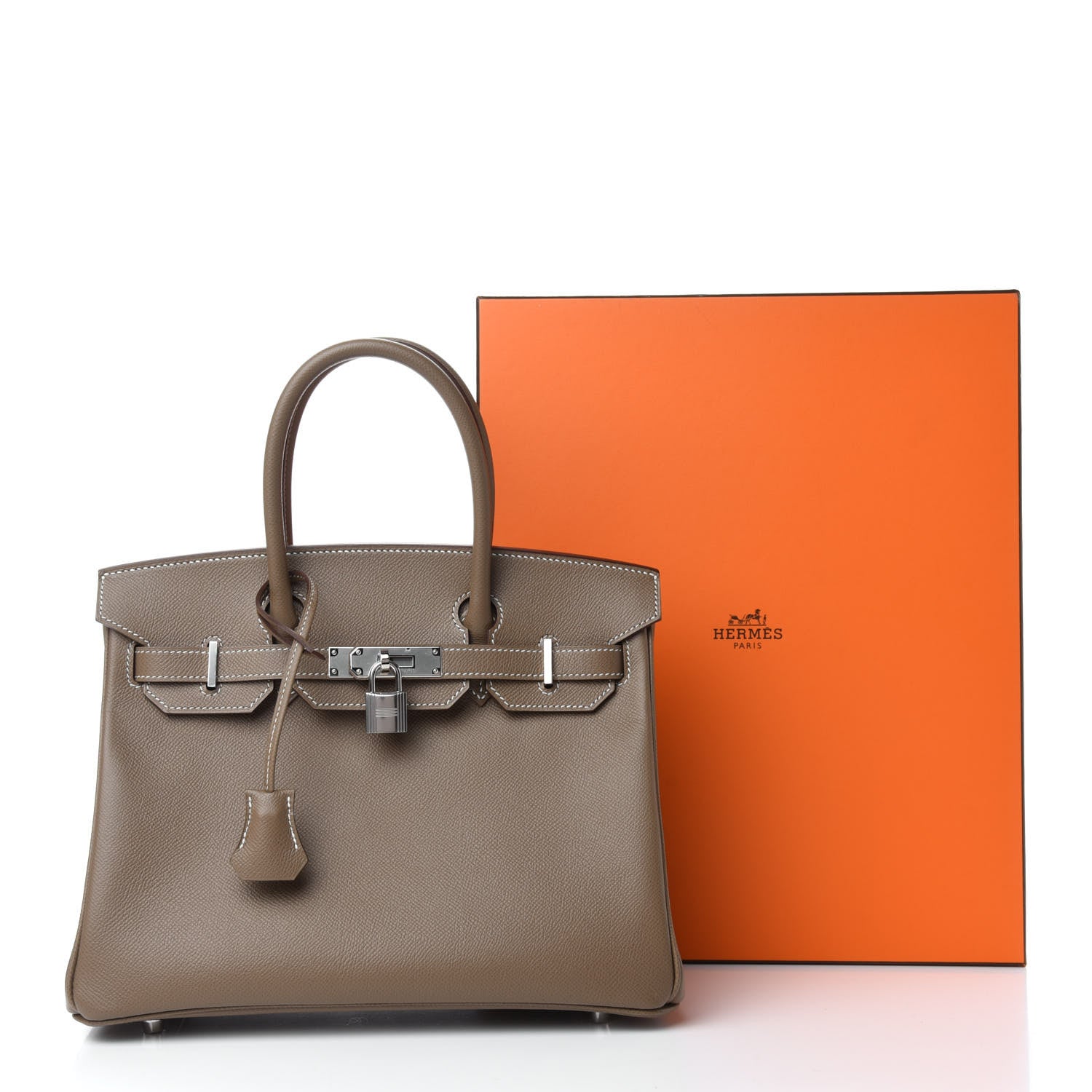 Hermes Epsom Birkin 30 Etoupe 11 of 11