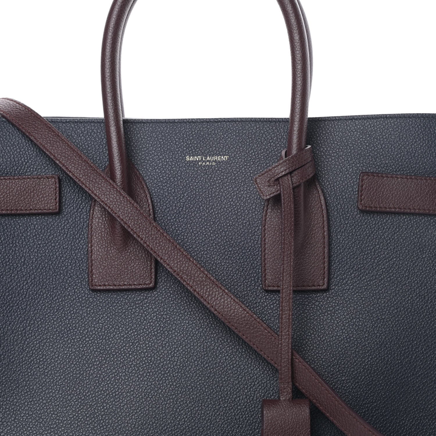 Saint Laurent Grained Calfskin Small Sac De Jour Multi 8 of 11