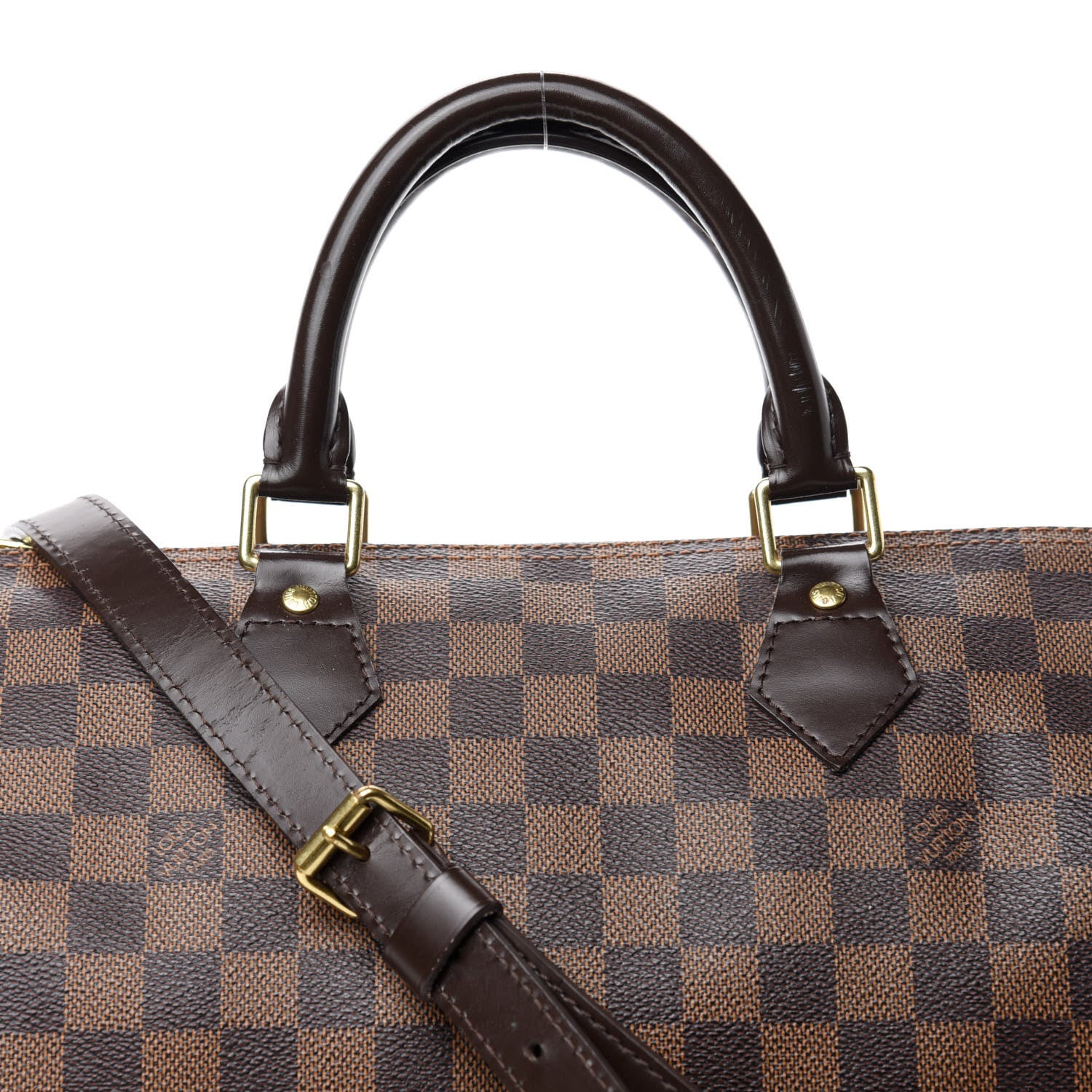 Louis Vuitton Damier Ebene Speedy Bandouliere 30 13 of 14