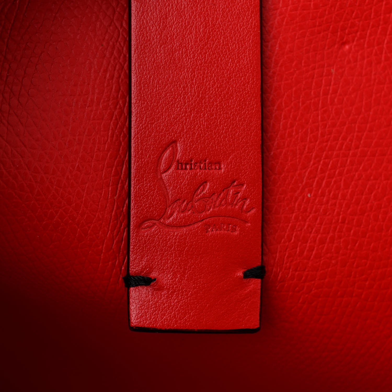 Christian Louboutin Calfskin Empire Spikes Small East West Cabata Tote Black 6 of 11