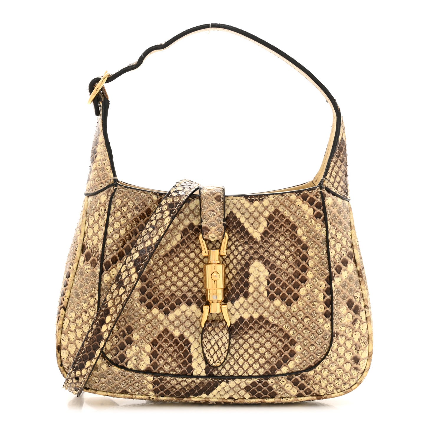 Snakeskin Mini Jackie 1961 Hobo Beige