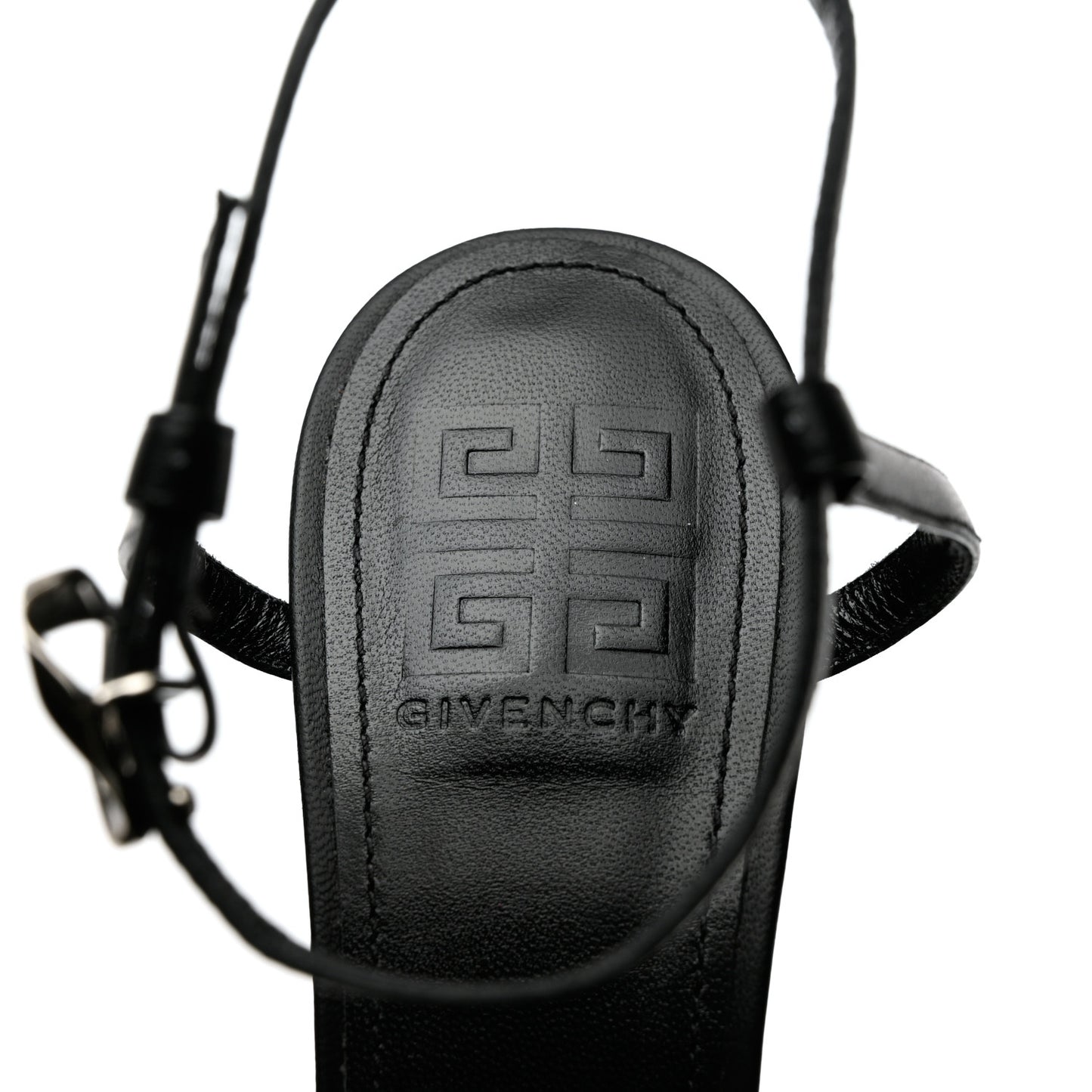 Smooth Nappa G Cube 85mm Sandals 41 Black