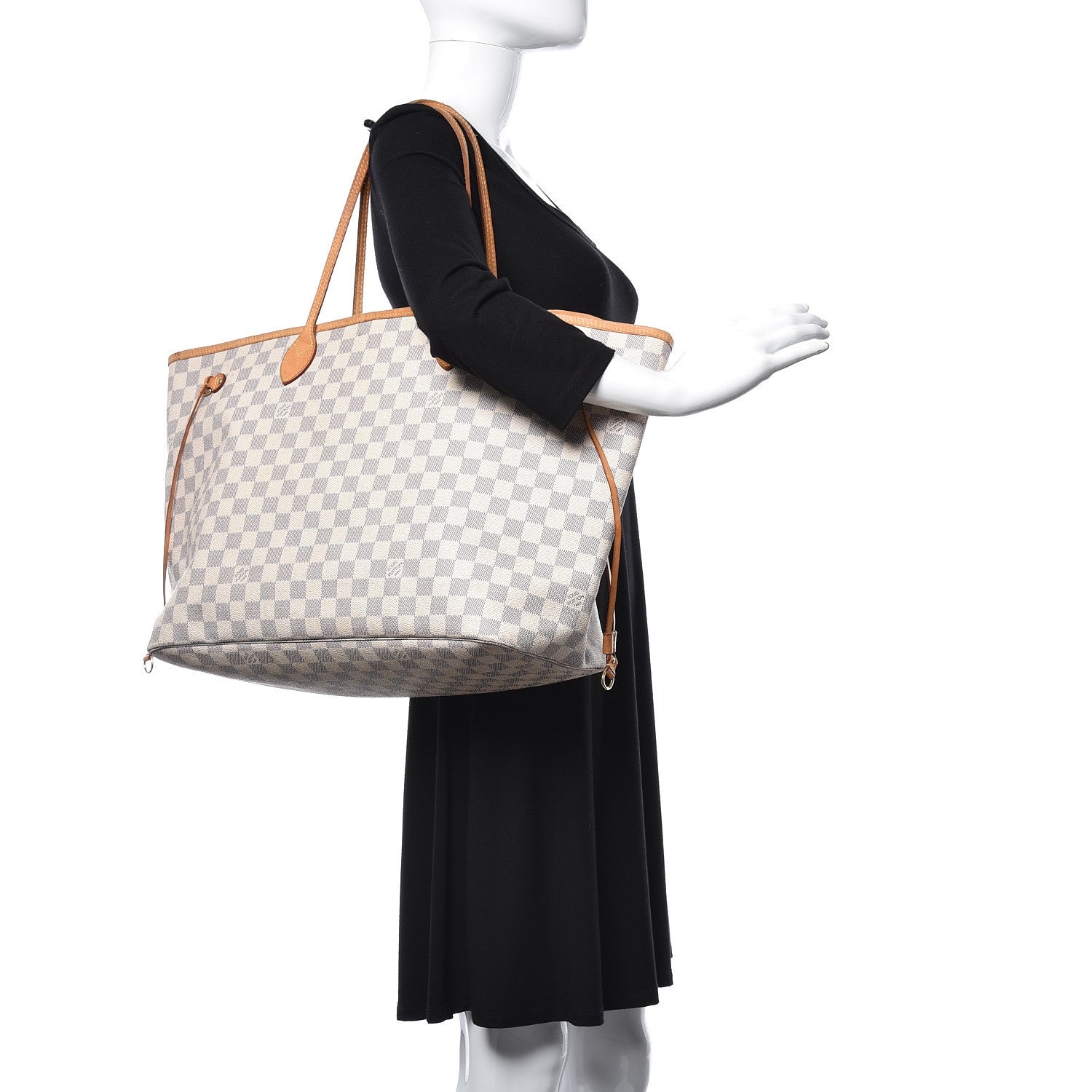 Louis Vuitton Damier Azur Neverfull GM 2 of 34
