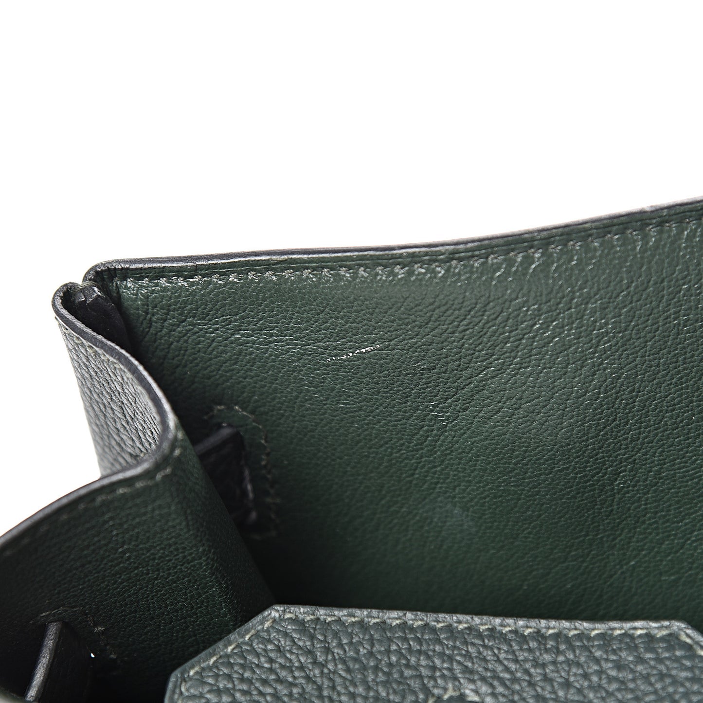 Togo Birkin 35 Vert Fonce