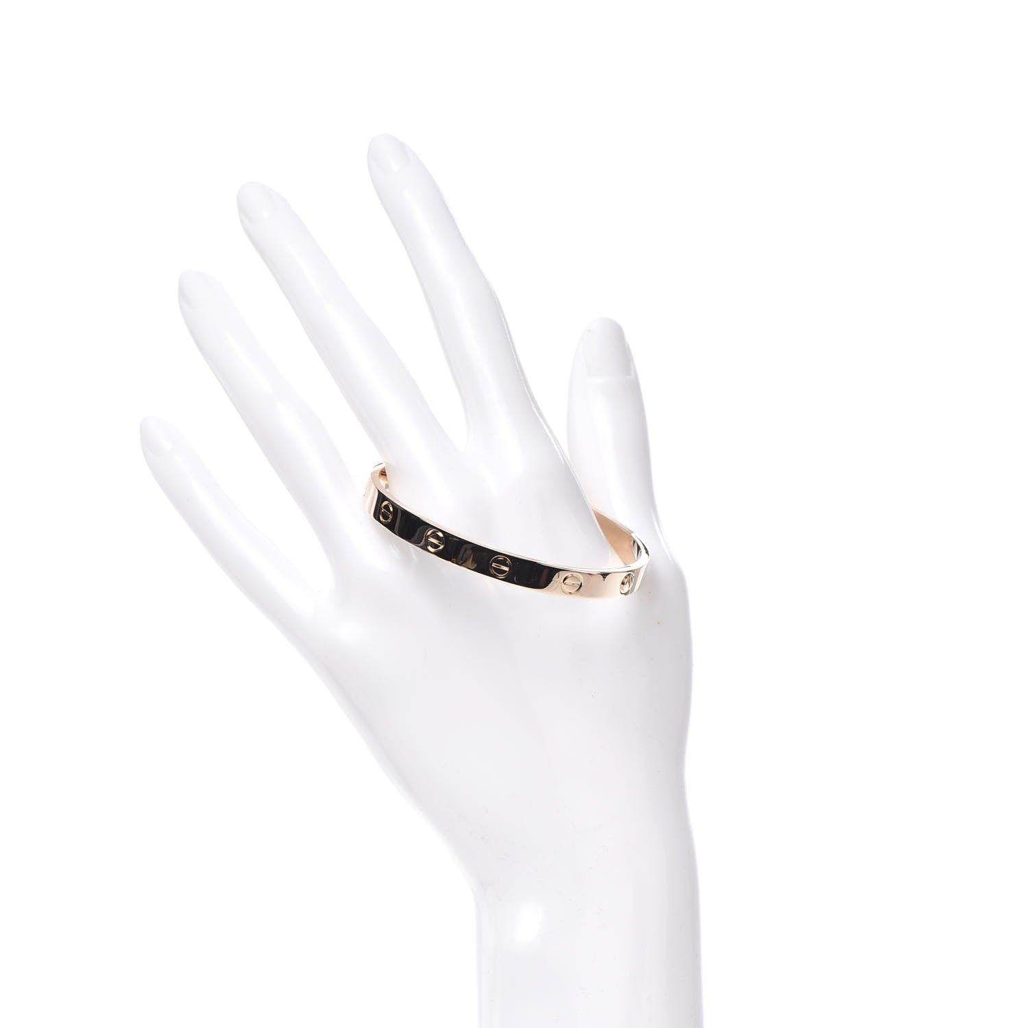 Cartier 18K Pink Gold LOVE Bracelet 17 2 of 8