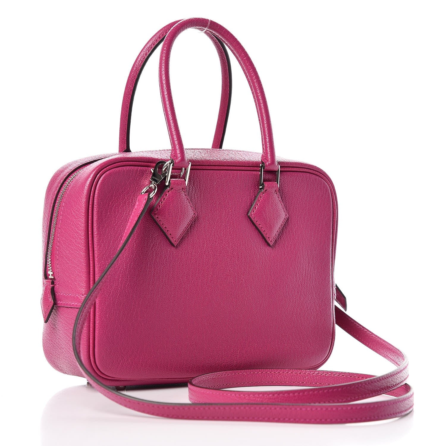 Hermes Chevre Mysore Plume II Mini Rose Pourpre 3 of 8