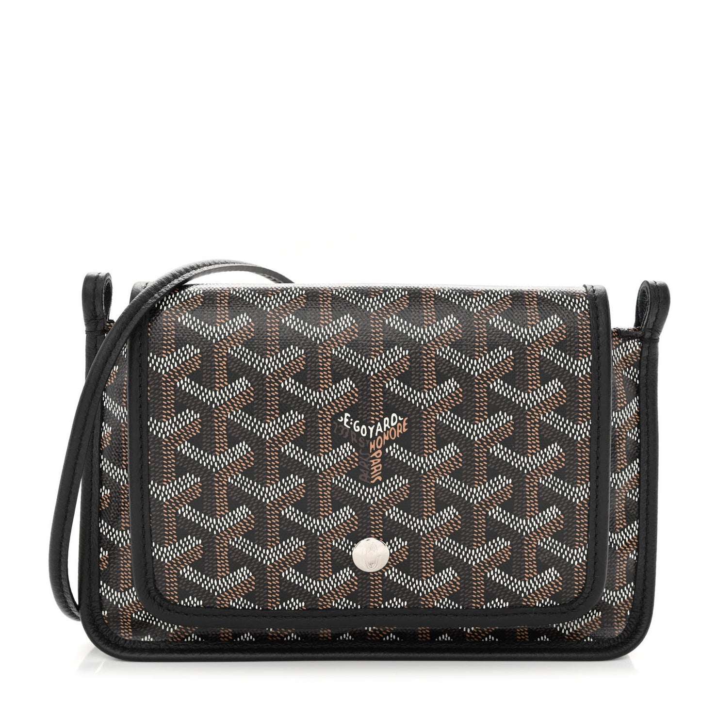 Goyardine Plumet Wallet Clutch Black