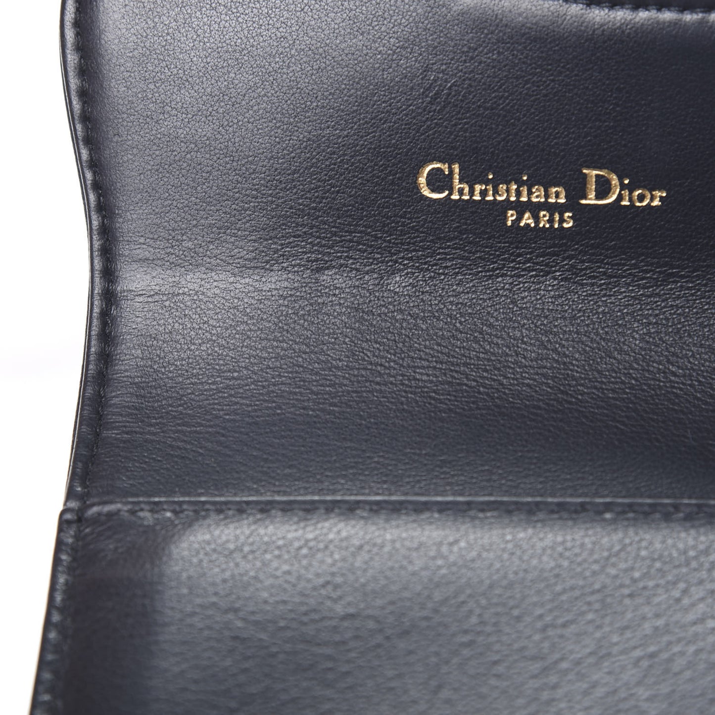 Oblique Saddle Lotus Wallet Blue