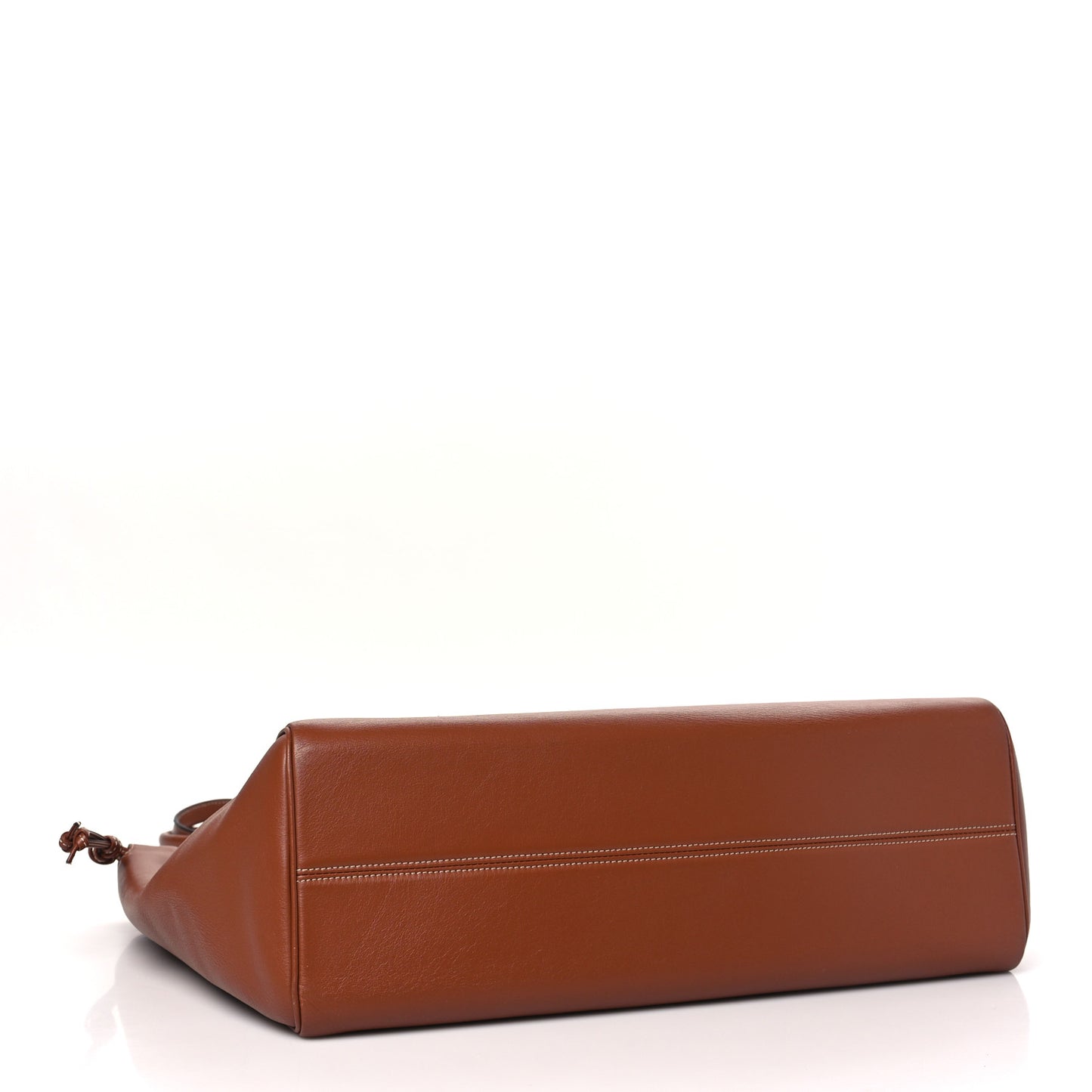 Smooth Calfskin Cuir Triomphe Cabas Drawstring Tan
