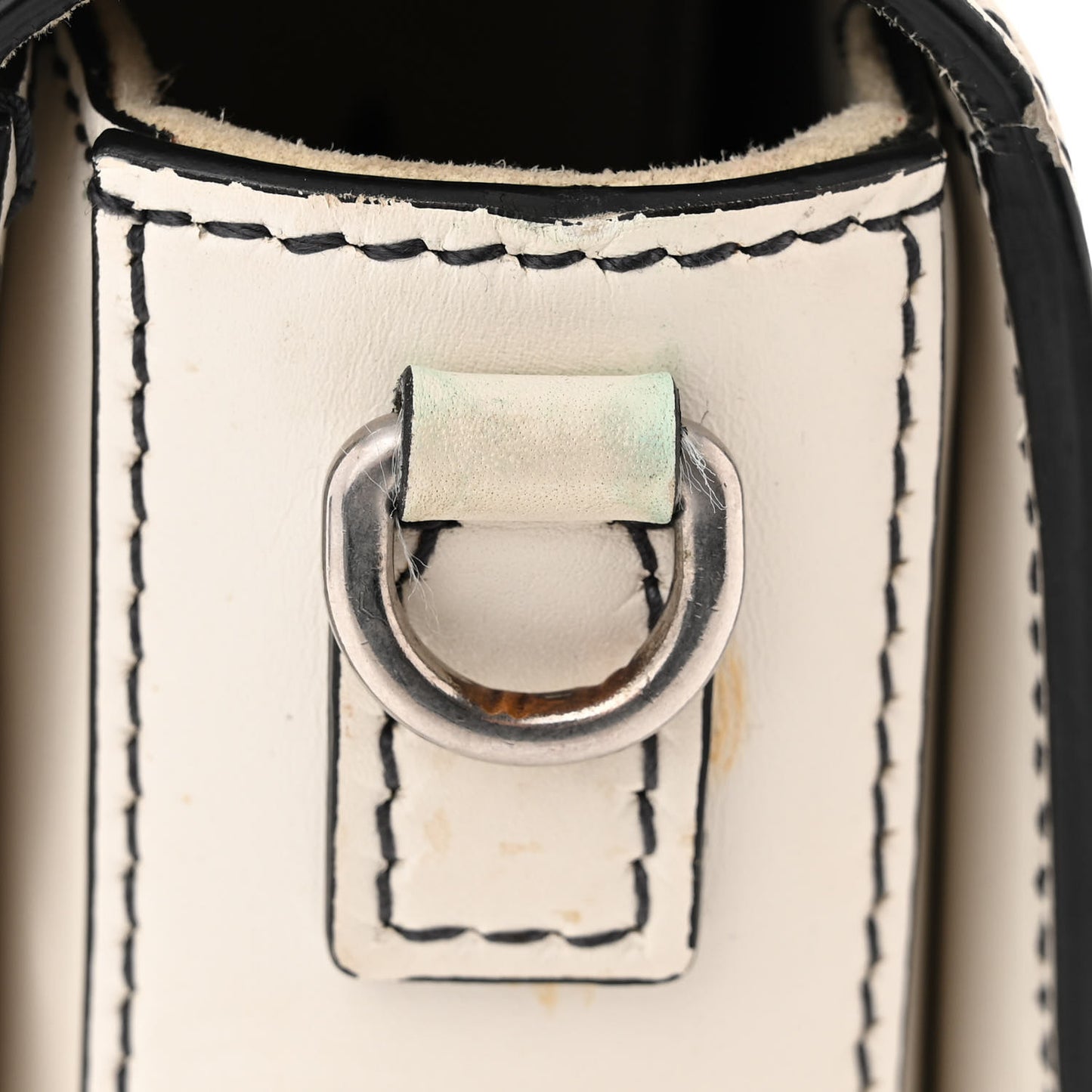 Smooth Calfskin Dio(r)evolution Flap Bag Off White