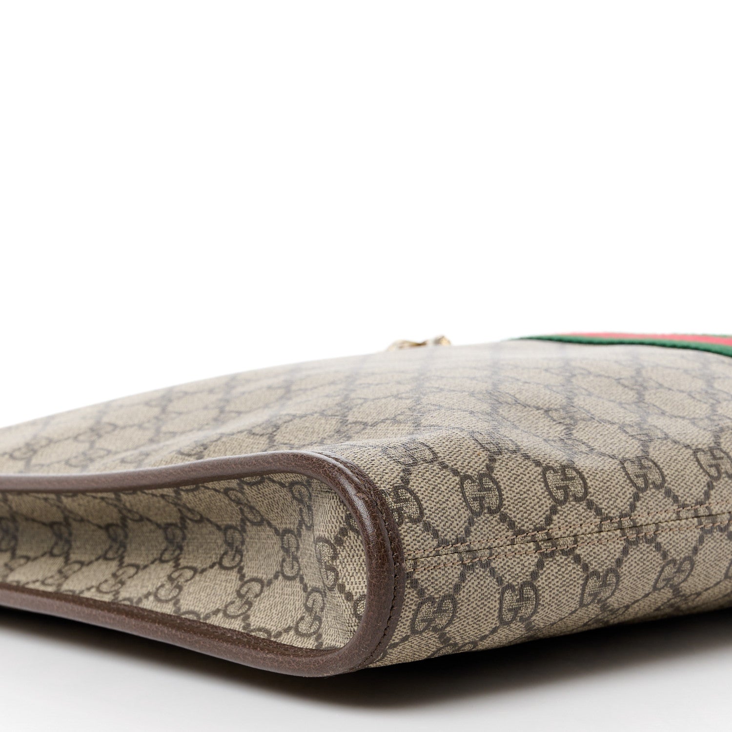 Gucci GG Supreme Monogram Large Rajah Chain Tote Beige New Acero 13 of 14