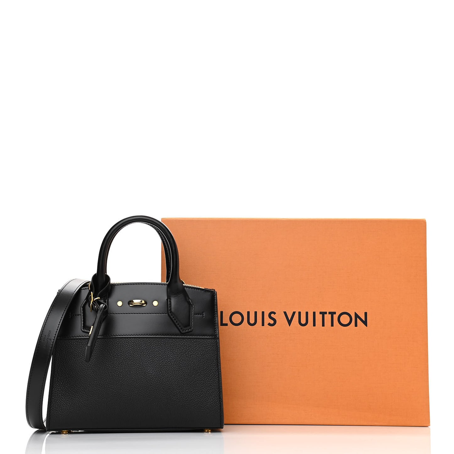 Calfskin City Steamer Mini Black