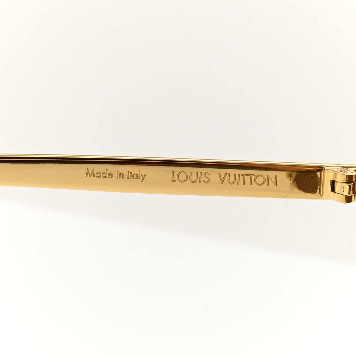 Metal LV Golden Mask Sunglasses Z1717U Gold