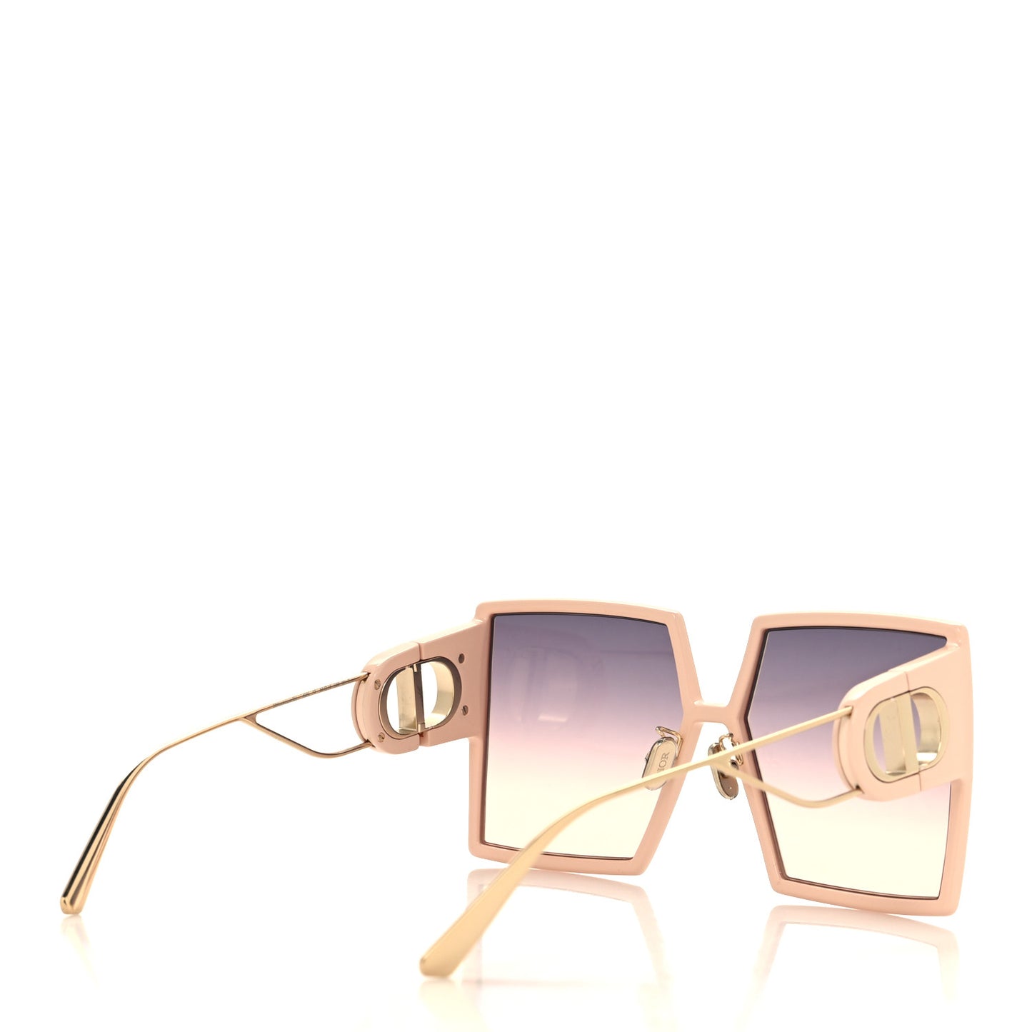 Square 30 Montaigne Sunglasses Beige