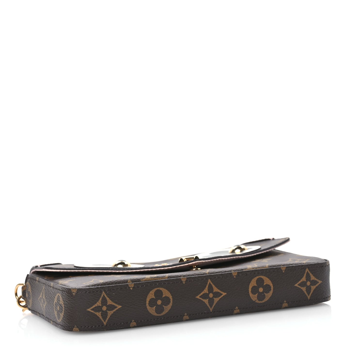 Monogram Valentine Dog Pochette Felicie Chain Wallet