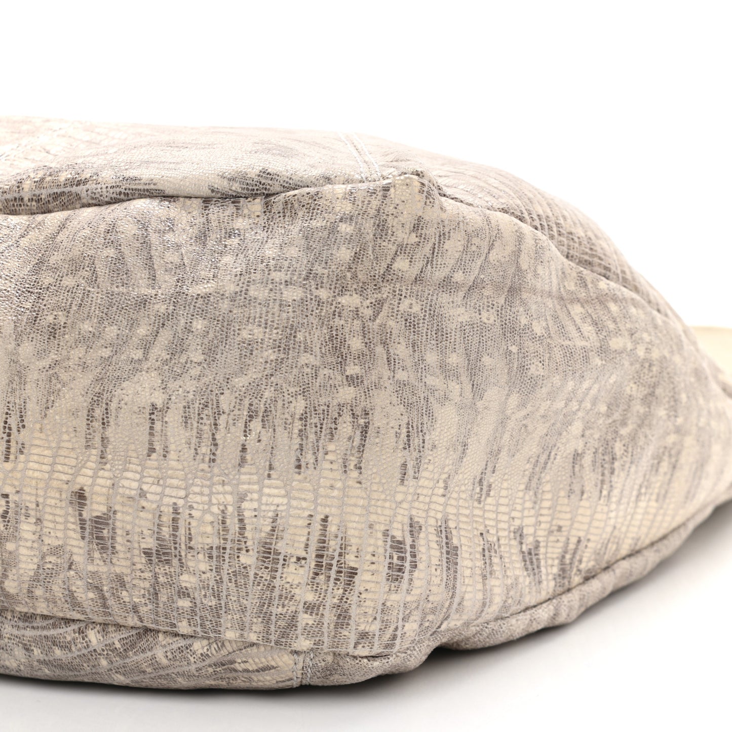 Snakeskin Embossed Calfskin Rahmyn Grey