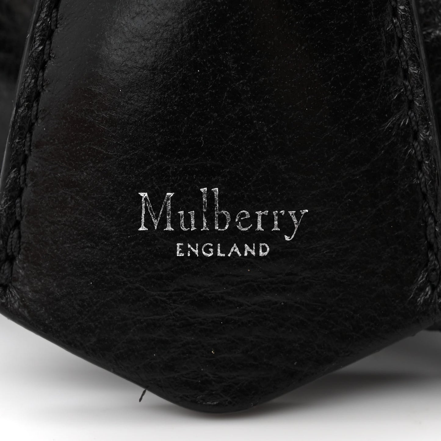 High Shine Calfskin Iris Tote Black