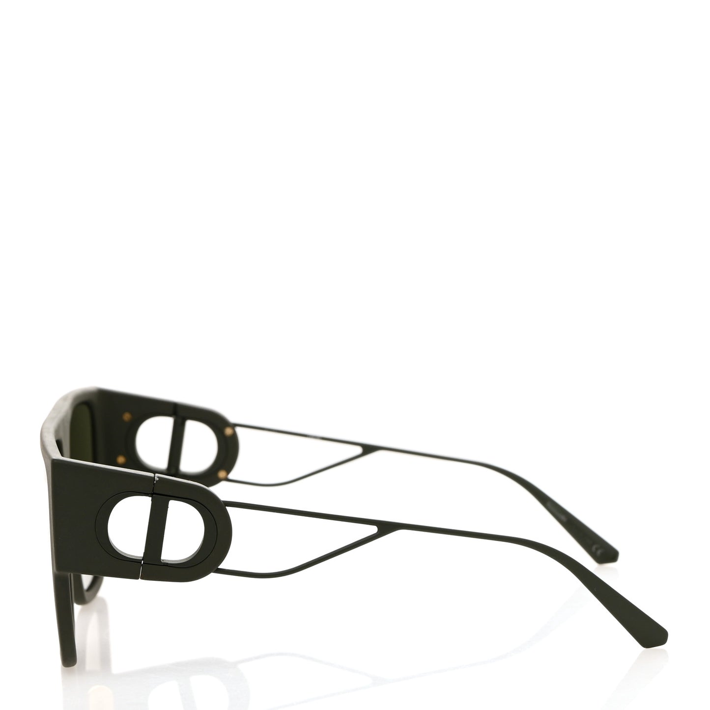 Rectangular 30 Montaigne S3U Sunglasses Green