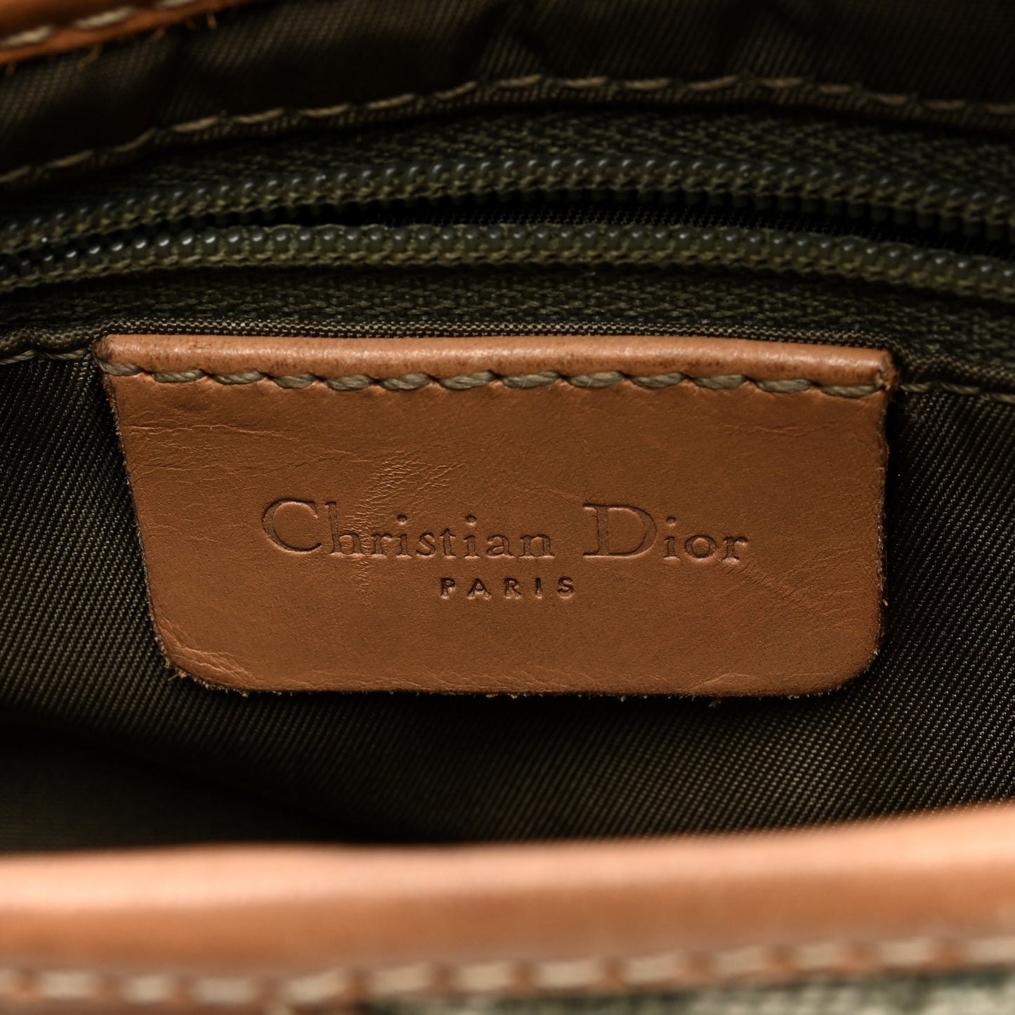 Monogram Saddle Bag Green