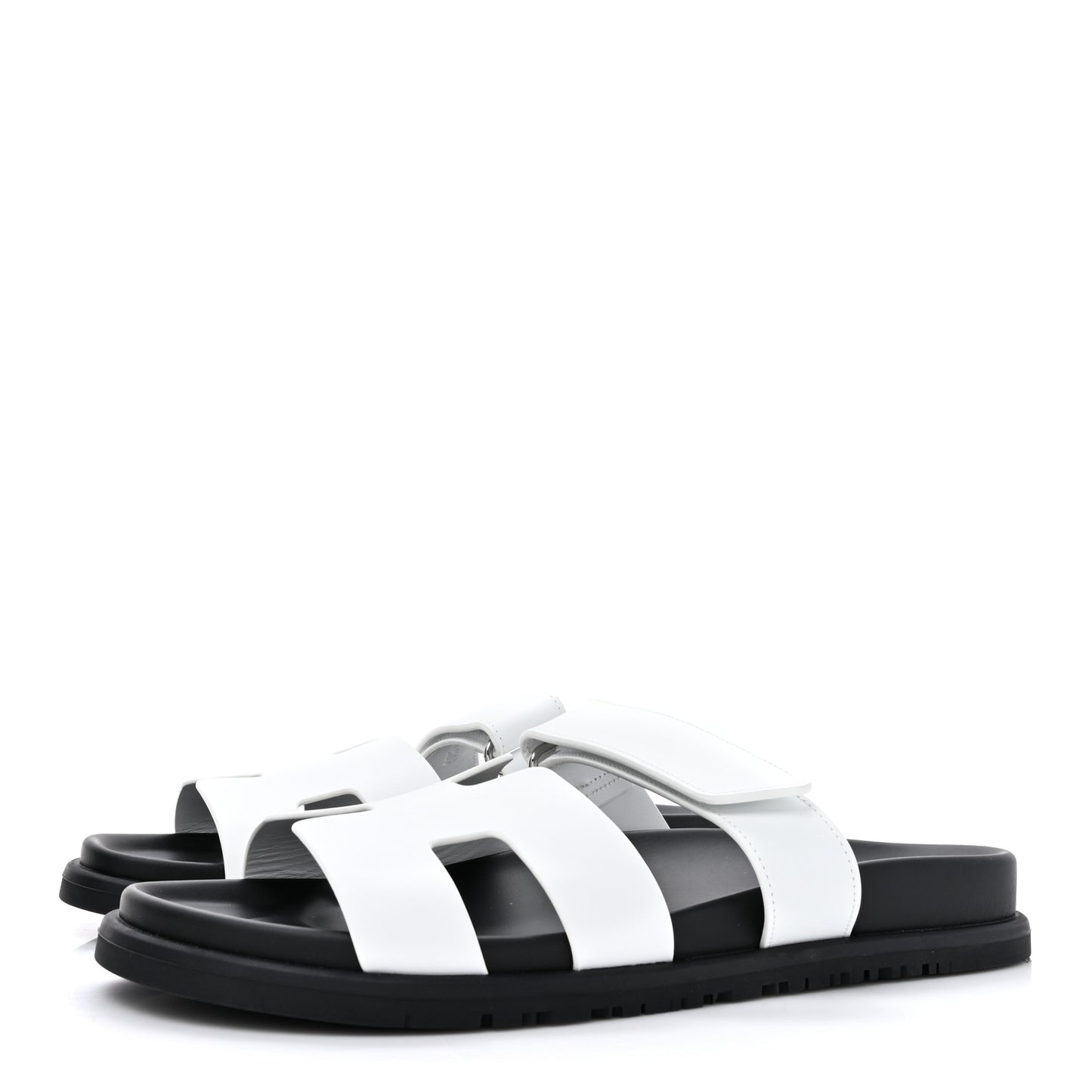 Calfskin Womens Chypre Sandals 40.5 White