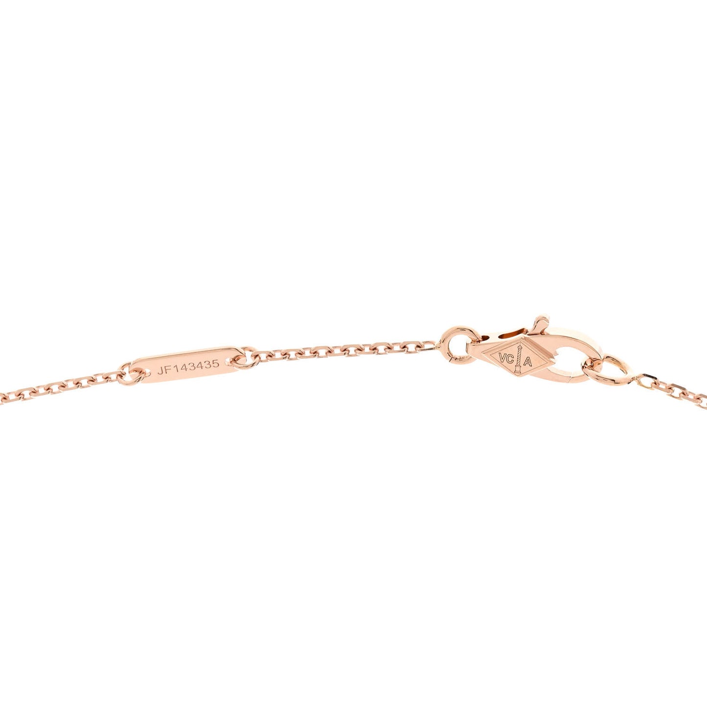 18K Rose Gold Sweet Alhambra Pendant Necklace