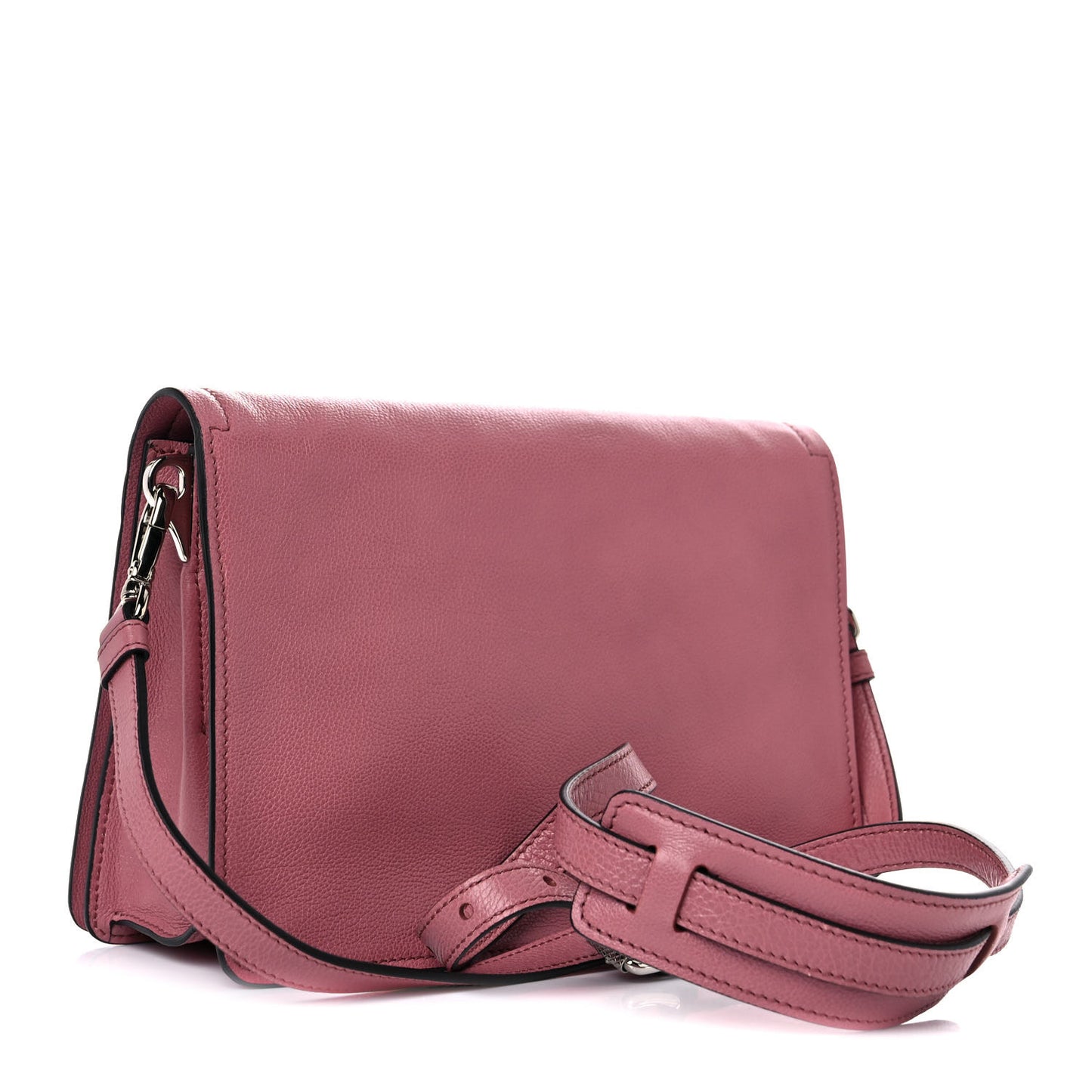 Glace Calf Shoulder Bag Pink