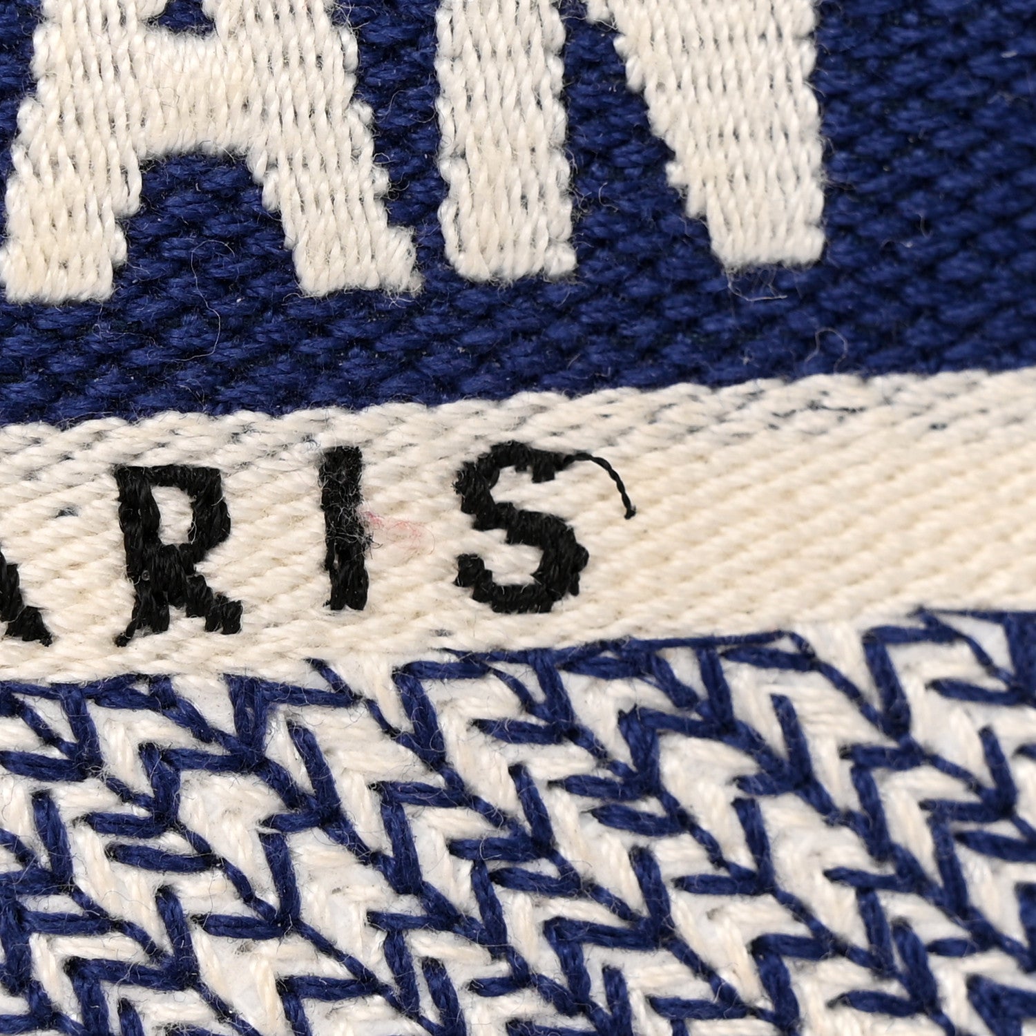 Christian Dior Canvas Reverse Embroidered Rêve d'Infini Medium Lady D-Lite Blue Multicolor 17 of 18