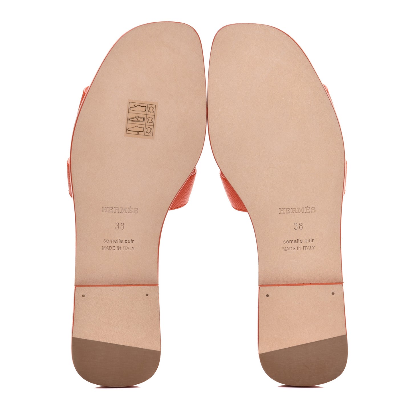 Epsom Oran Sandals 38 Orange Poppy