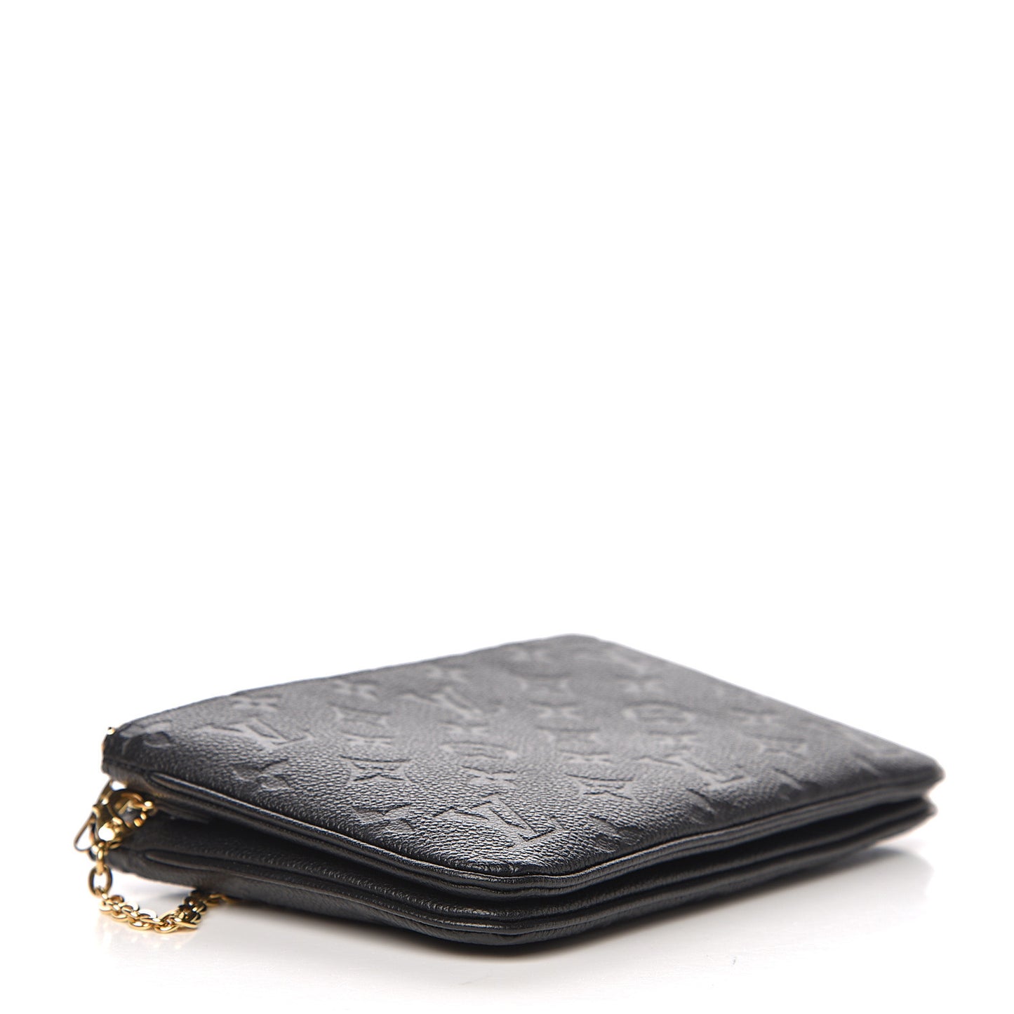 Empreinte Double Zip Pochette Black