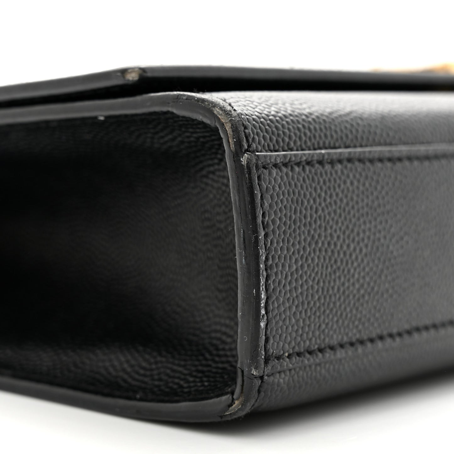 Grain De Poudre Medium Classic Monogram Kate Satchel Black