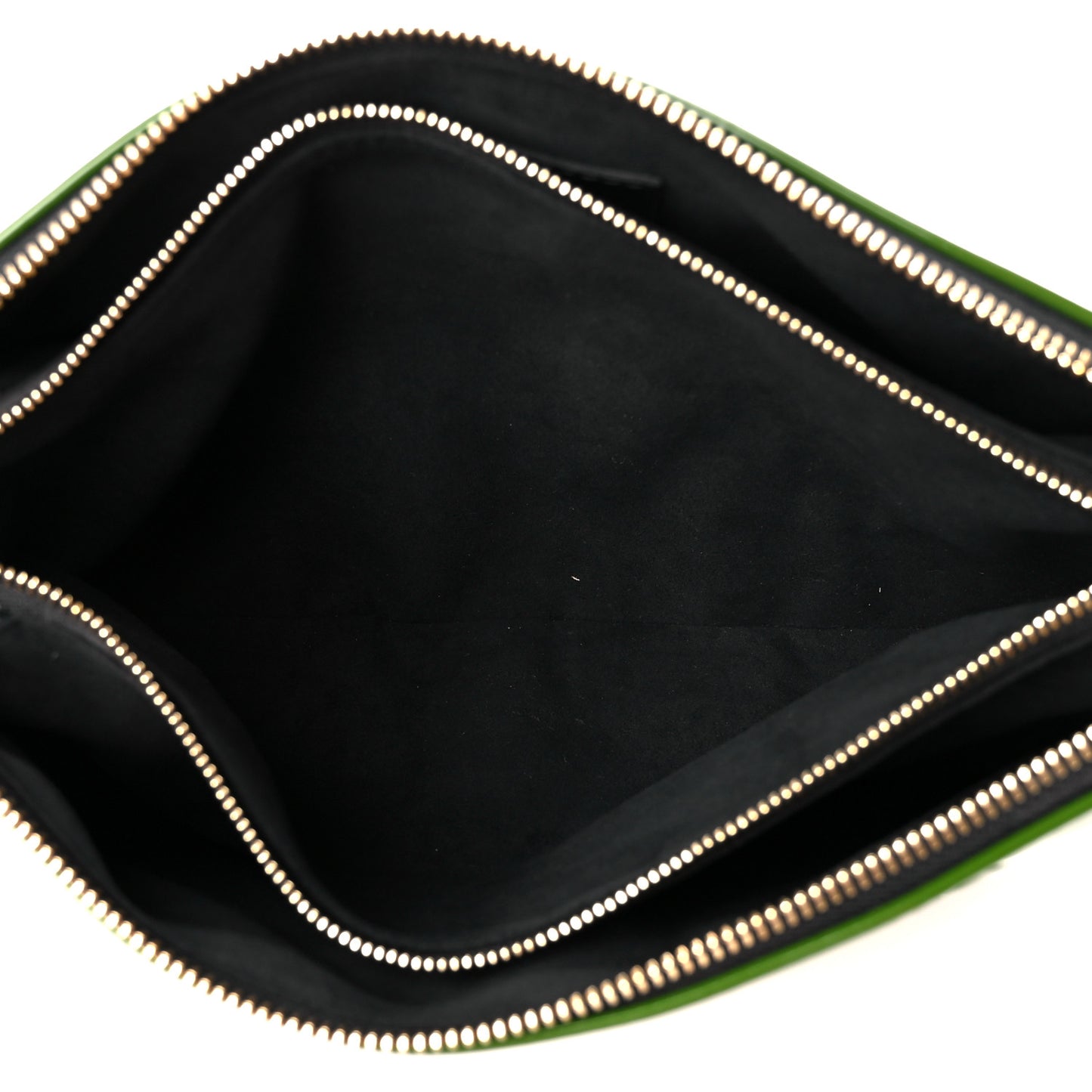 Patent Embossed Monogram Coussin PM Green Black